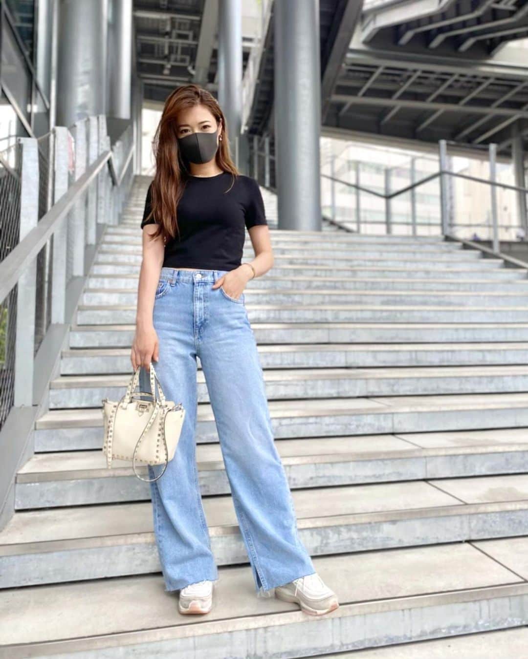 ZARA STUDIO NICHOLSON ダークインディゴデニム ワイドパンツ WIDE-LEG デニムパンツ STUDIO NICHOLSON ZARA 36 - メルカリ