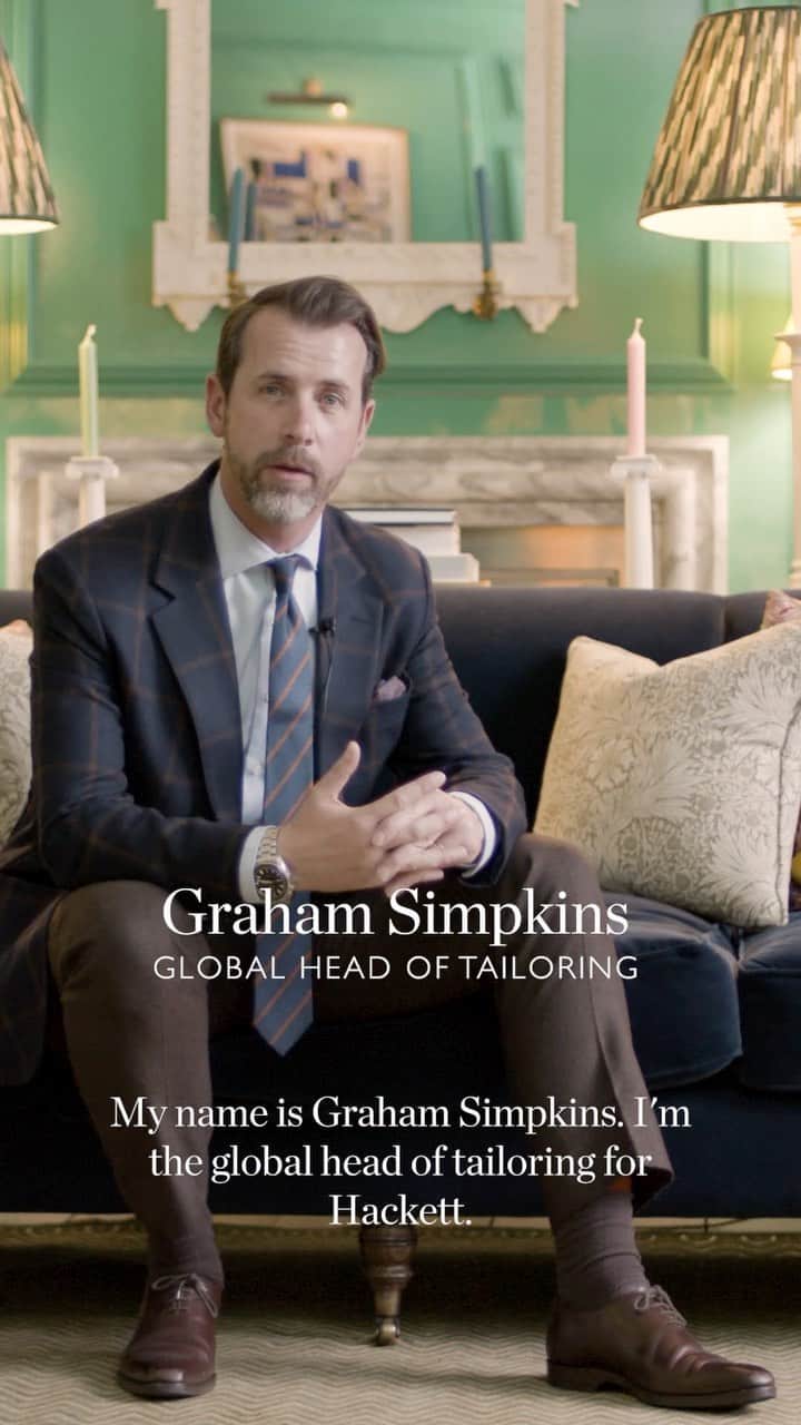 ハケットのインスタグラム：「Follow our interview with our Globe Head of Tailoring, Graham Simpkins, and our Head Cutter, Juan Carlos Benito #STAYHackett」
