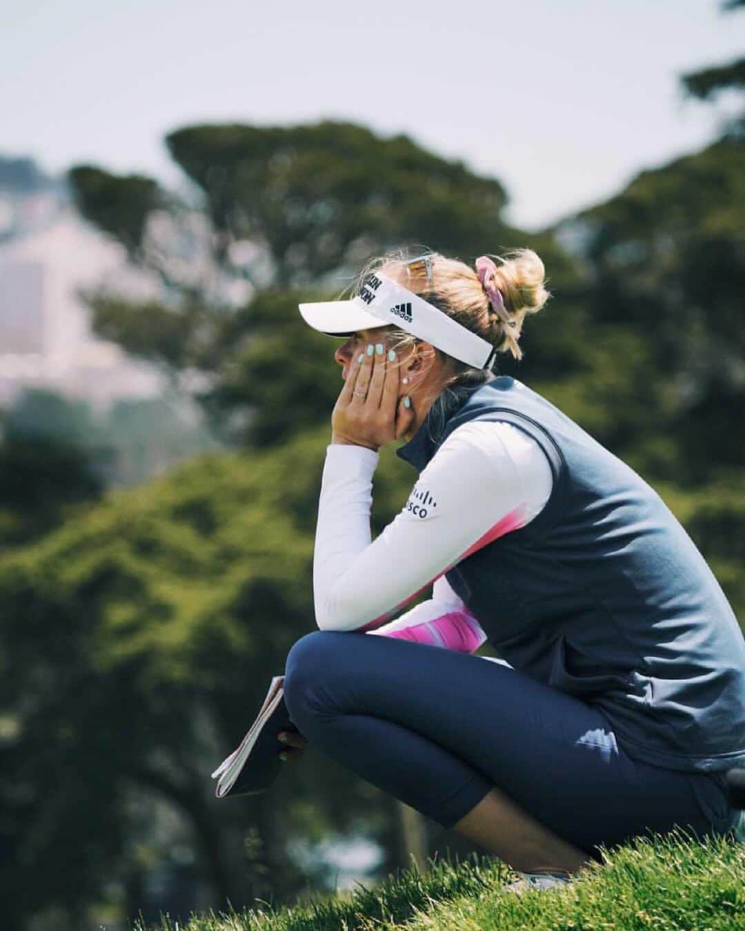 ジェシカ・コルダのインスタグラム：「Thank you @usga for such amazing treatment this week! Tough U.S Open for me when you only make 8 birdies 🤯Olympic club is amazing 😍#ontothenext」