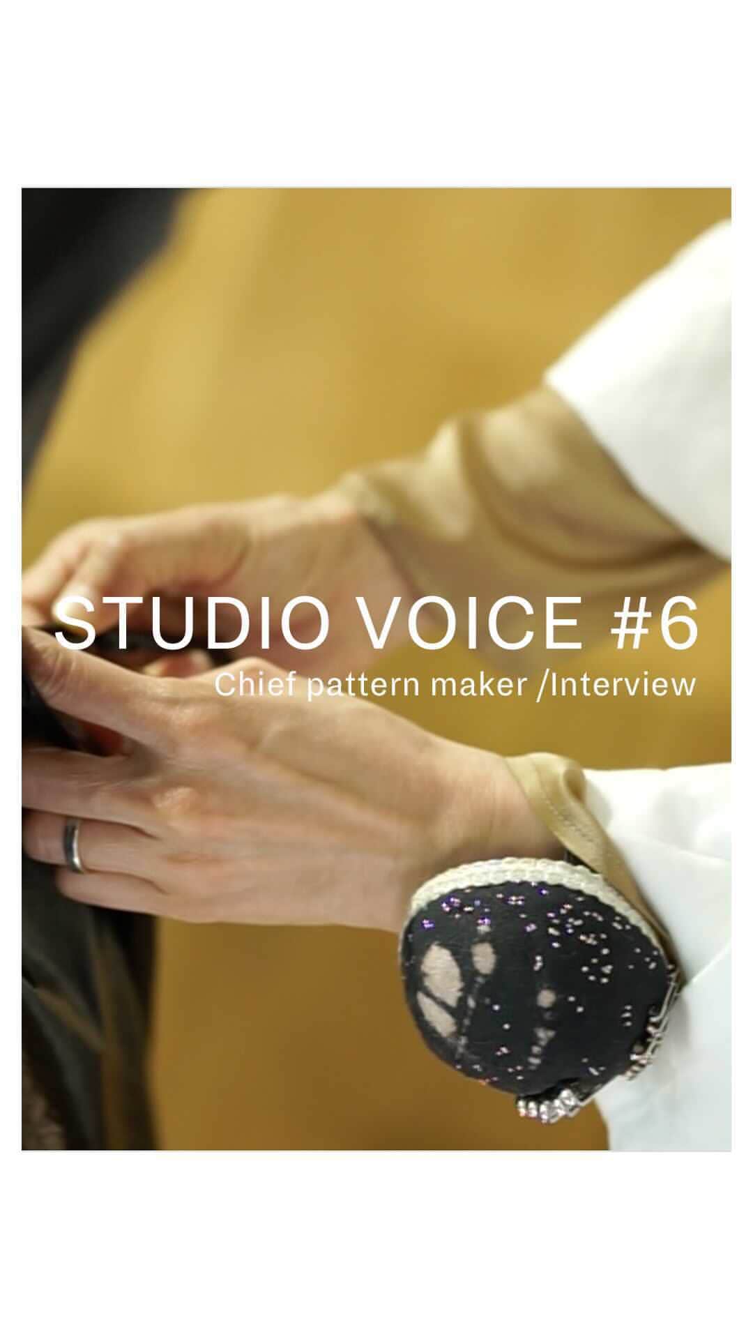 AKIRA NAKAのインスタグラム：「Chief pattern maker / Interview」