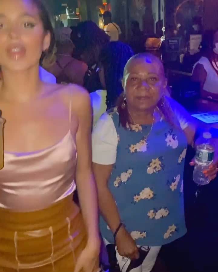 Val Mercadoのインスタグラム：「Brought gma to the club for her 21st bday 😂😂😂」