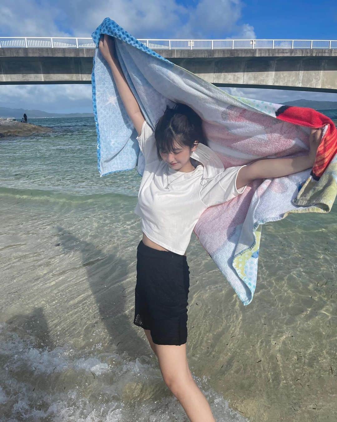 横田未来さんのインスタグラム写真 - (横田未来Instagram)「気分転換海お散歩してきたのさ🐶#海#お散歩」7月6日 20時03分 - mirai_yokoda