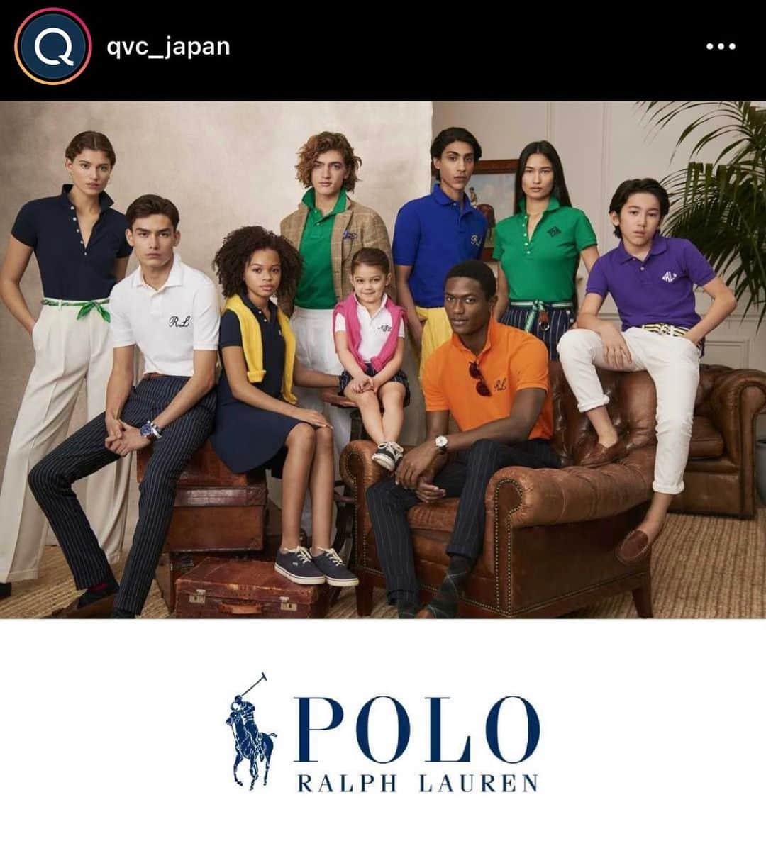 のインスタグラム：「【POLO RALPH LAUREN×QVC】 明日は、いよいよ！ QVCチャンネルにて、ポロ ラルフローレン初登場！ ウィンブルドン記念商品のご紹介です！  この度、ポロ ラルフローレン ウィンブルドンコレクション プレゼンターをさせていただくことになりました🥰  明日のQVC生放送のお時間は 13:00〜 19:00〜 22:00〜 になります✨  ウィンブルドンコレクションはQVC先行販売となります❣️  私も明日がとっても楽しみです！ お見逃しなく💖 @poloralphlauren  @qvc_japan   https://qvc.jp/catalog/feature/fashion/poloralphlauren.html」