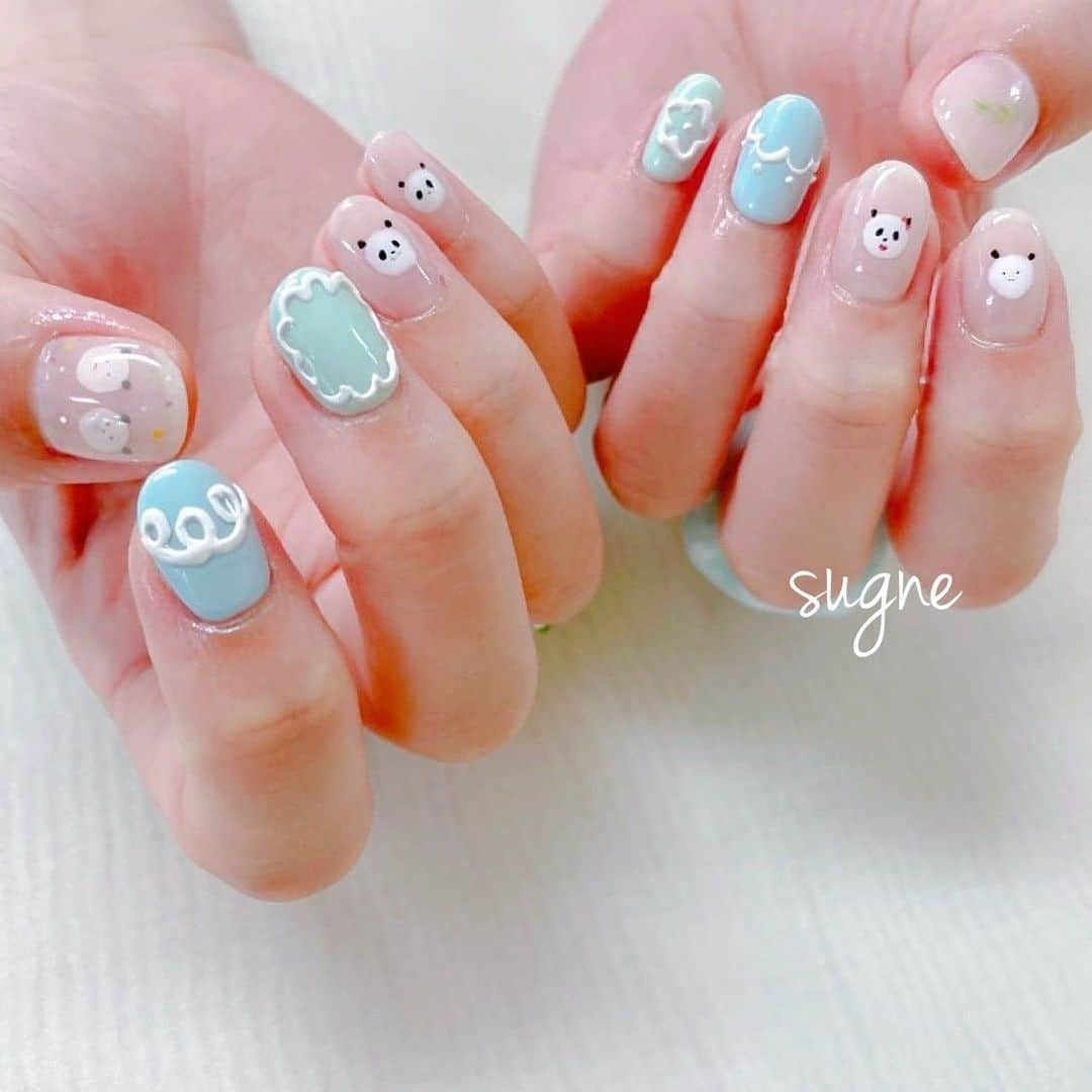 ネイル アイ サロン スグネさんのインスタグラム写真 - (ネイル アイ サロン スグネInstagram)「🎨 nuance nail  @sugnechihiro  @_mio__t  @___the_nail___  @ono_nail_   #手描きネイル #sugne #nail  #nailart #ネイル #ネイルデザイン #カジュアルネイル #ショートネイル #ネイル #ニュアンスネイル #ニュアンスアート #大人っぽいネイル #高田馬場ネイル #高田馬場 #네일 #네일스타그램」7月3日 8時56分 - naileyesalonsugne