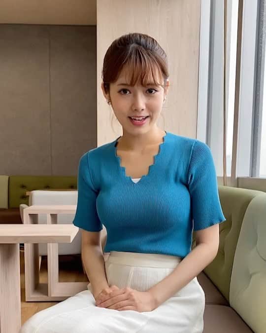 のインスタグラム：「7月3日(土) 萌ちゃんのお天気予報✨ ぜひチェックしてね👀 #めざましどようび #谷尻萌 #天気予報」
