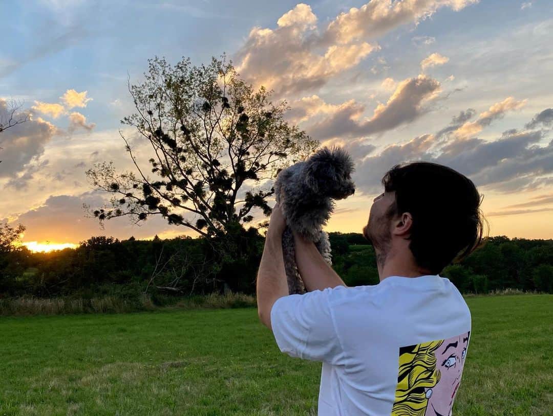 里彩さんのインスタグラム写真 - (里彩Instagram)「What a beautiful sunset 💙  #フランス生活 #フランス在住 #夕空」7月3日 18時42分 - risa_gram611
