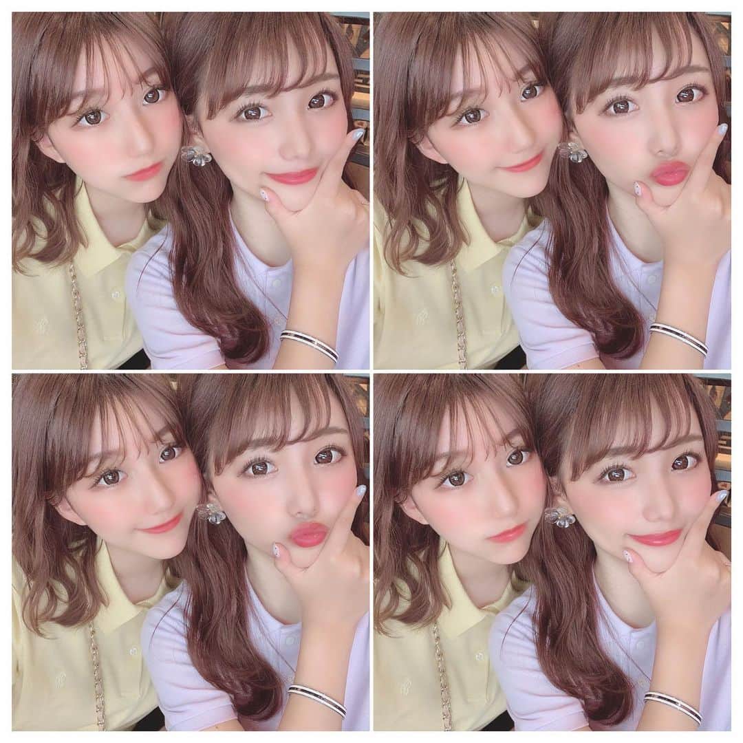 のインスタグラム：「⋆ 似てる？😚  #ootd #fashion #instafood #instagram  #hairstyle #outfit #code #instafashion  #ファッション #撮影 #ヘアスタイル #ヘア  #コーディネート #コーデ #今日の服  #姉妹」