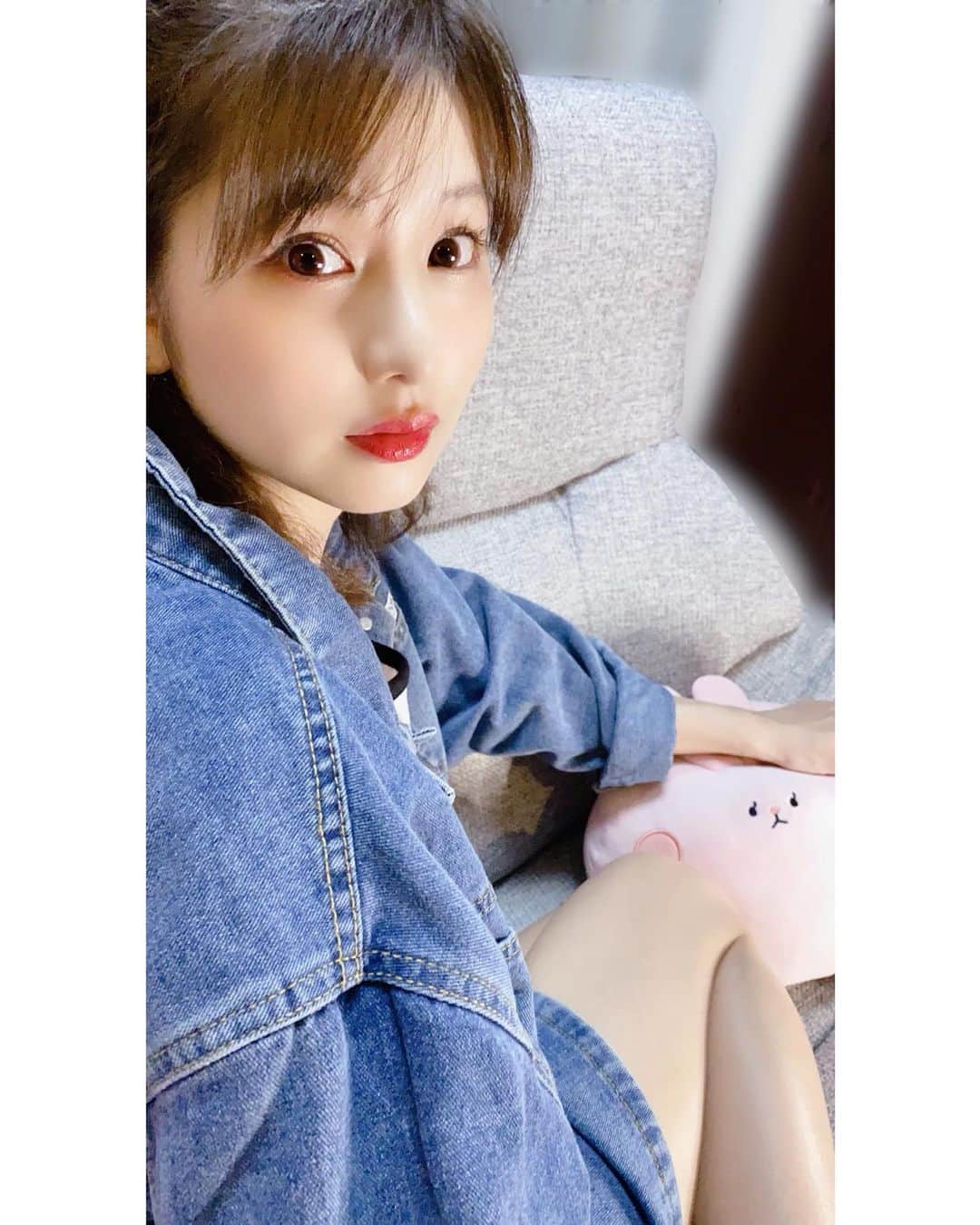 谷川愛梨のインスタグラム：「👀✨ 👗→ウォッシュデニムセットアップ♩」