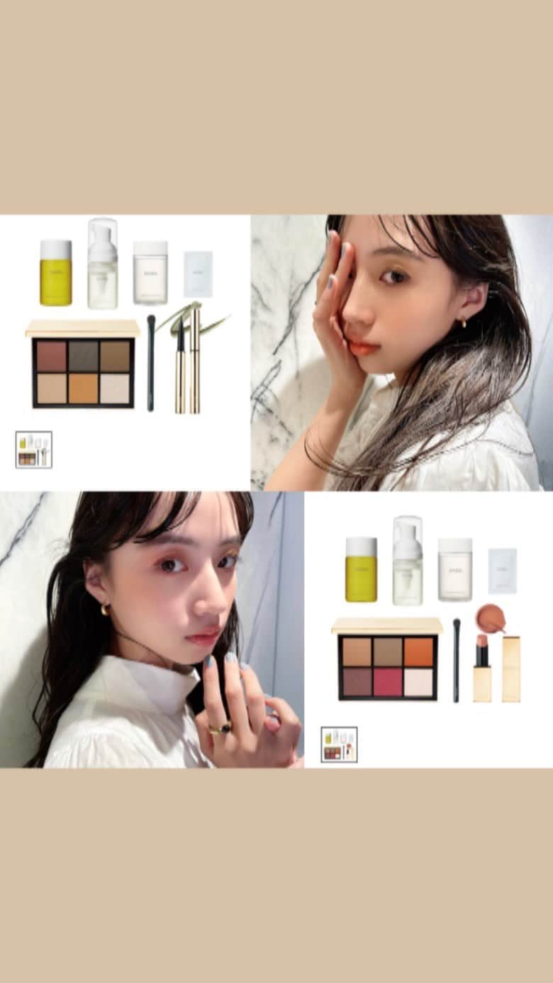 谷口翠彩のインスタグラム：「. 【アイデザイナーで魅せる2つのわたし】 使用アイテムは投稿に記載します🎨  @snidelbeauty  @snidel_official  @xxmido_txx  @ayanekojima_   私がオススメする、夏と秋にも使えるメイクを２ルック！ モードにも センシュアルにも カジュアルにも🍂  【 @snidelbeauty 】 モードを追求 かつ 確実に女性をうつくしく見せる 天然由来成分にこだわり、 肌や環境にやさしいフリー処方などサステナブルでありながら、 心地よさや質感、発色などディテールに妥協しない ビューティを自分のためだけに消費する時代をこえ、 自分のきれいとわたしたちの未来どちらも大切にしたいと願って、 人にも環境にもやさしい製品を ポジティブな新しい選択肢として提案  #snidel#snidelbeauty#スナイデル#スナイデルビューティー#コスメキッチン#サスティナブル#サスティナブルビューティー」