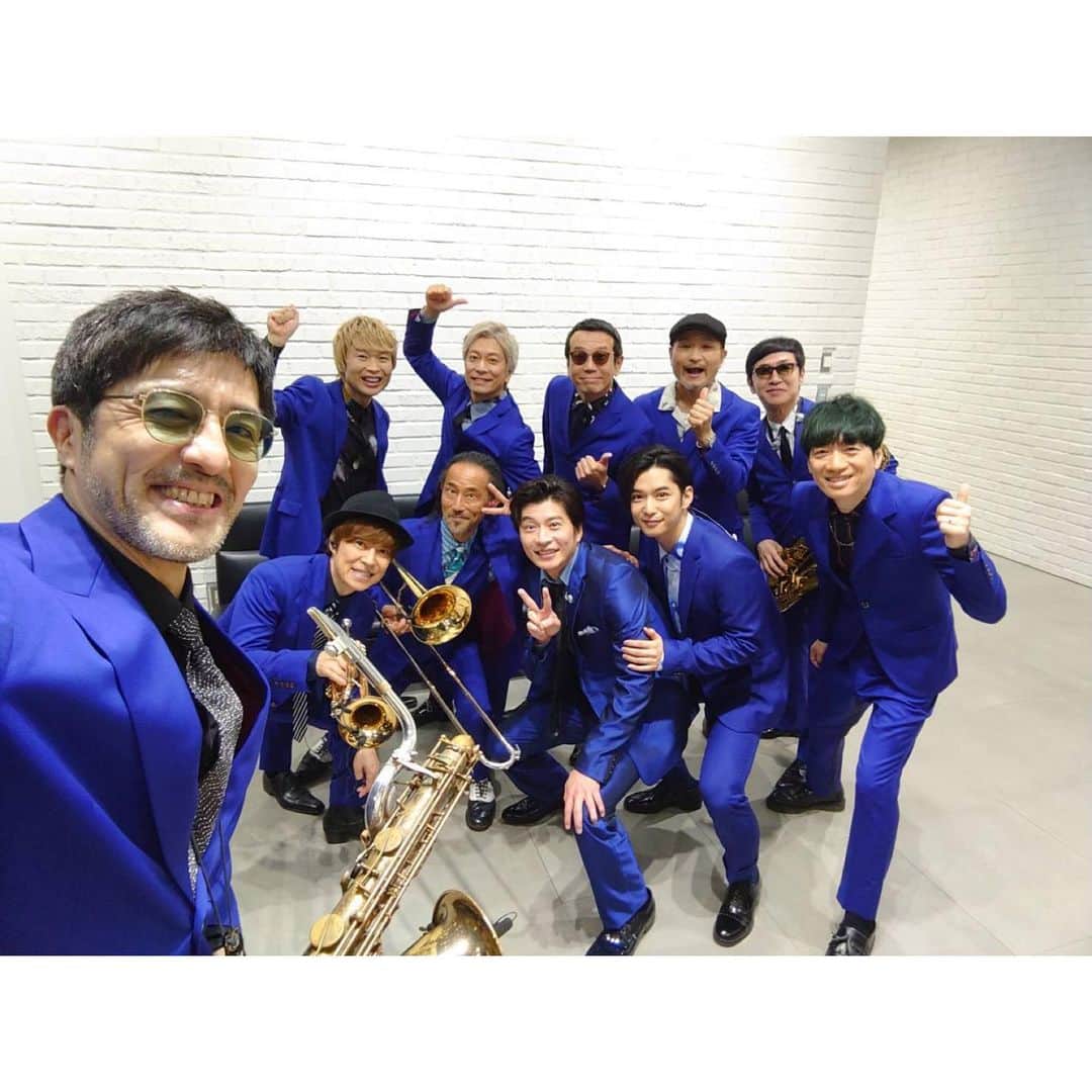 千葉雄大のインスタグラム：「THE MUSIC DAY ご覧頂きありがとうございました。 初めてのことは、 緊張するし、恥もかくだろう。 でも、その先のたのしさが伝われば、 これ幸い。 スカパラのみなさま、 素敵な時間を ありがとうございました。」