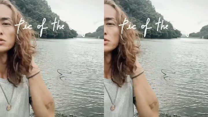 LANCEのインスタグラム：「.  到着。 暫くはここで音楽を聴く。  のんびり。 風の音しかしない。 最高すぎる。  こういう時、 ちょっと心が広くなってる。  そんな今、 蚊に血を分けてやってる。」