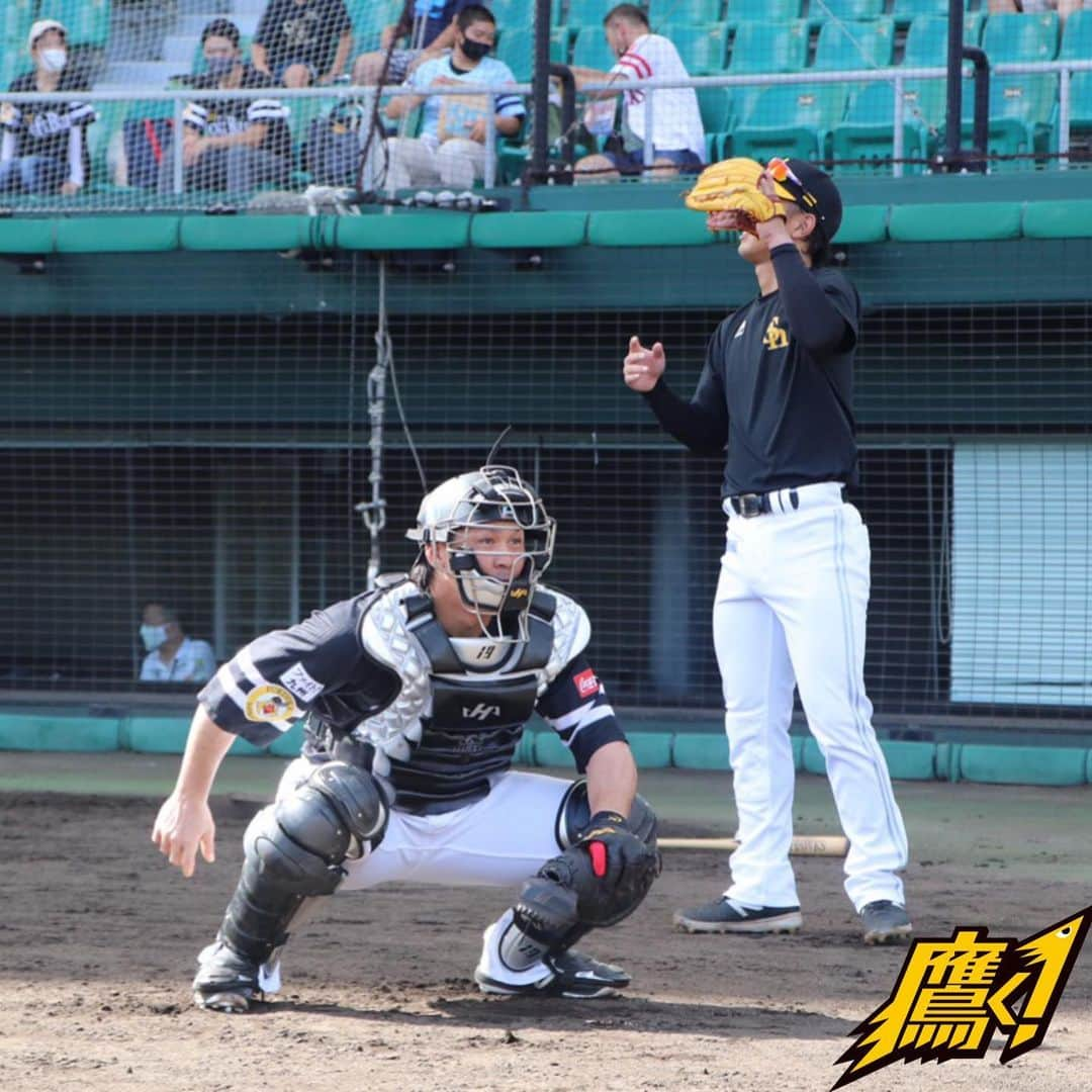 福岡ソフトバンクホークスさんのインスタグラム写真 - (福岡ソフトバンクホークスInstagram)「#practicephoto #2021年7月4日 #vs北海道日本ハムファイターズ #沖縄セルラースタジアム那覇 #softbankhawks #ホークス #鷹く！」7月4日 16時54分 - softbankhawks_official