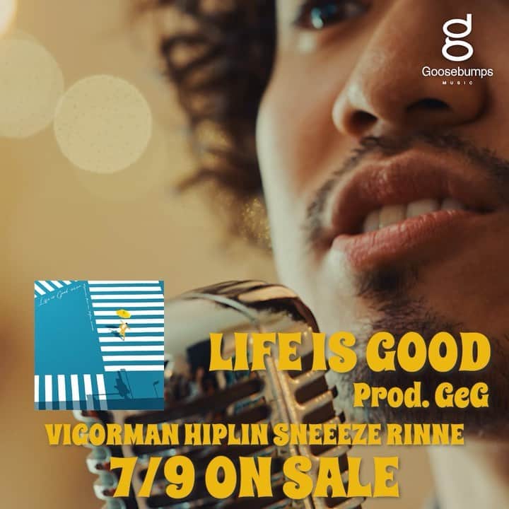 GeGのインスタグラム：「GeG / LIFE IS GOOD feat. VIGORMAN,Hiplin,SNEEEZE,Rin音  ティザー動画(Hiplin ver)」