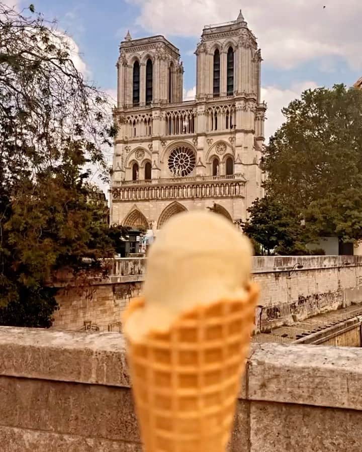 Aylen Aのインスタグラム：「Our lady of Paris ❤️」