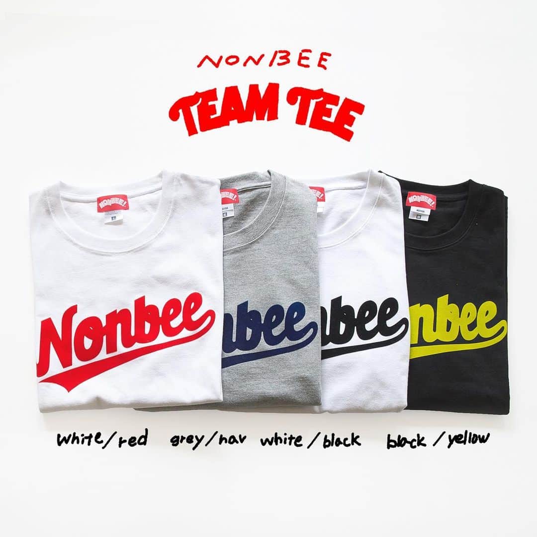 師岡とおるさんのインスタグラム写真 - (師岡とおるInstagram)「NONBEE! TEAM TEE  お揃いで飲みたい 4色出来ました。  #nonbee  #tシャツ」7月5日 14時01分 - mo_rock