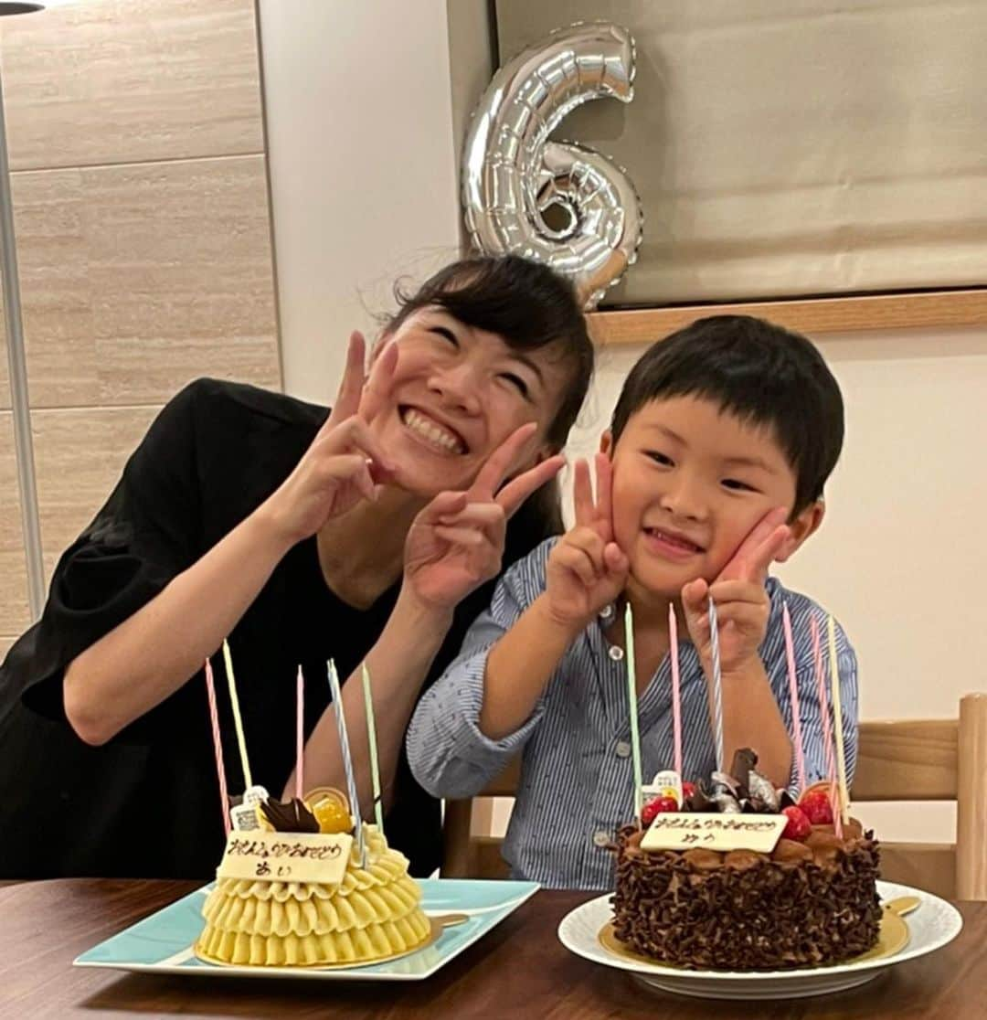 杉山愛さんのインスタグラム写真 - (杉山愛Instagram)「息子と私のバースデーパーティー🎂 ファミリーみんなで集まりました🤩 息子も沢山プレゼントをもらい🎁ご機嫌でしたーーーーーっ✨ 良かったね😆😆」7月5日 19時28分 - aisugiyamaofficial