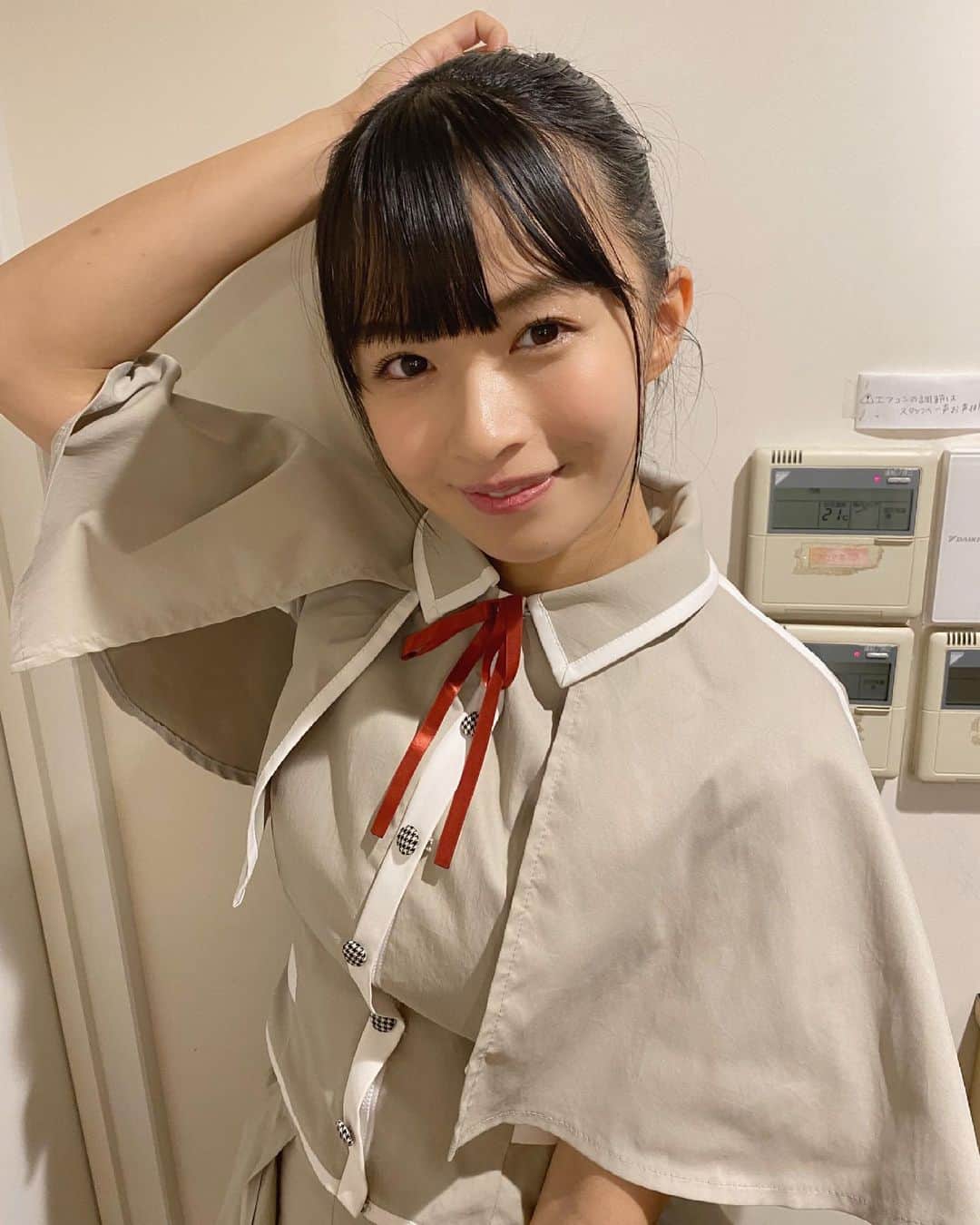 百川晴香さんのインスタグラム写真 - (百川晴香Instagram)「ポニーテール🤭💕(あまり映ってない笑) #japanesegirl #cute #followme #ポニーテール #アイドル #全力少女R」7月5日 21時39分 - momokawaharuka