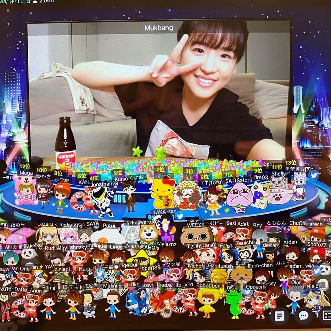 仲川遥香のインスタグラム：「Thank you showroom hari ini💖 Showroom見にきてくれた皆さんありがとうございました😊❤️ Stay home & stay health 🙃  #indonesia #jepang #showroom #ジャカルタ生活 #おうち時間 #仲川遥香 #🇯🇵🇮🇩」