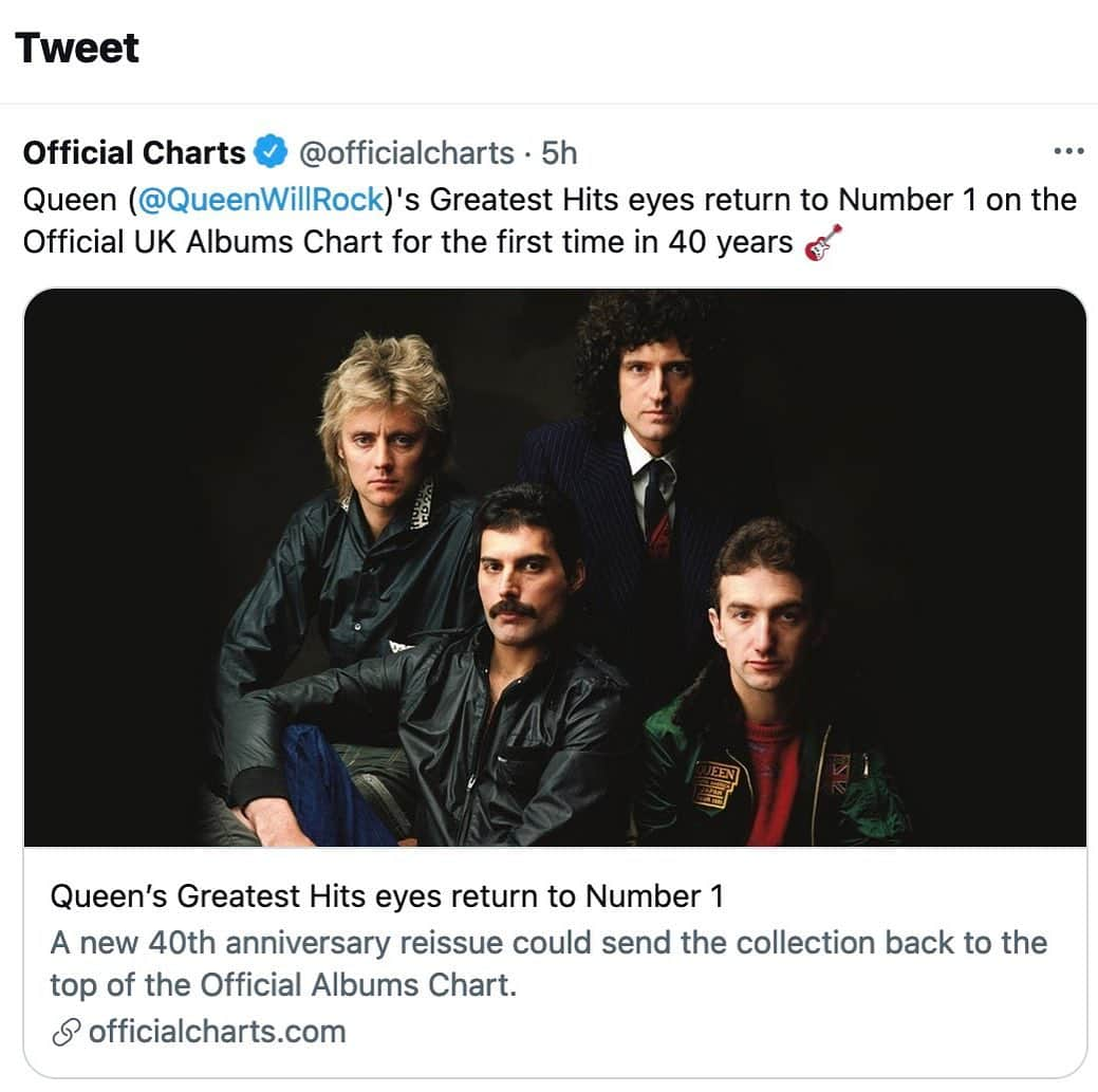 ブライアン・メイさんのインスタグラム写真 - (ブライアン・メイInstagram)「Oh !!! So apparently we are ‘eyeing’ the Number 1 spot with Queen’s Greatest Hits ??? Well - not saying that would be a bad thing !!!! I think you all might need to order a brand new copy of Britain’s biggest selling album of all time ? Right now ? Nice in Vinyl … or cassette !!! And while you’re there, I think you might need to preorder a shiny new copy of that fabulous premiere solo album of that curly haired guitarist …. what was it called ? Ah yes ! BACK TO THE LIGHT !!! 😎😎😎 OK folks - that’s the end of the hard sell for tonight !  Cheers all ! Bri」7月6日 8時33分 - brianmayforreal