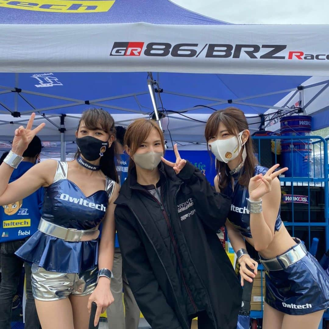 生田ちむさんのインスタグラム写真 - (生田ちむInstagram)「今週末は86/BRZレース第3戦オートポリスです！！ 13日の明日予選と決勝が行われます！ ASSO MOTOR SPORTS プロクラス #11 脇阪選手  クラブマンオープンクラス #110 加藤選手 #111 山本選手 応援宜しくお願い致します！  OwltechLady夏コス解禁💕」6月12日 12時15分 - 1224chimu