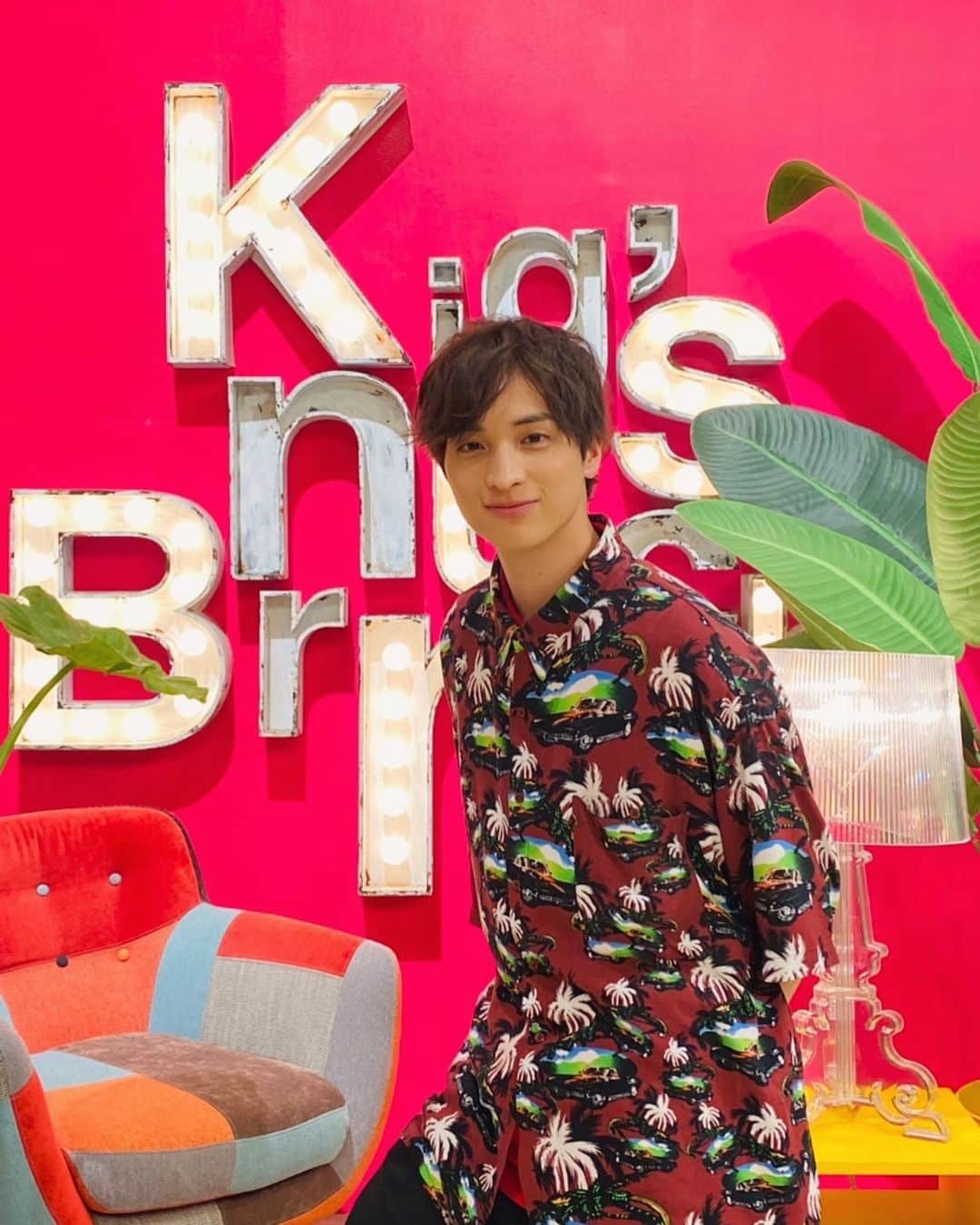 一ノ瀬颯のインスタグラム：「♔ ♔ ♔ #王様のブランチ #ありがとうございました #ブランチノ瀬颯 #トマホーク颯 #一ノ瀬颯」