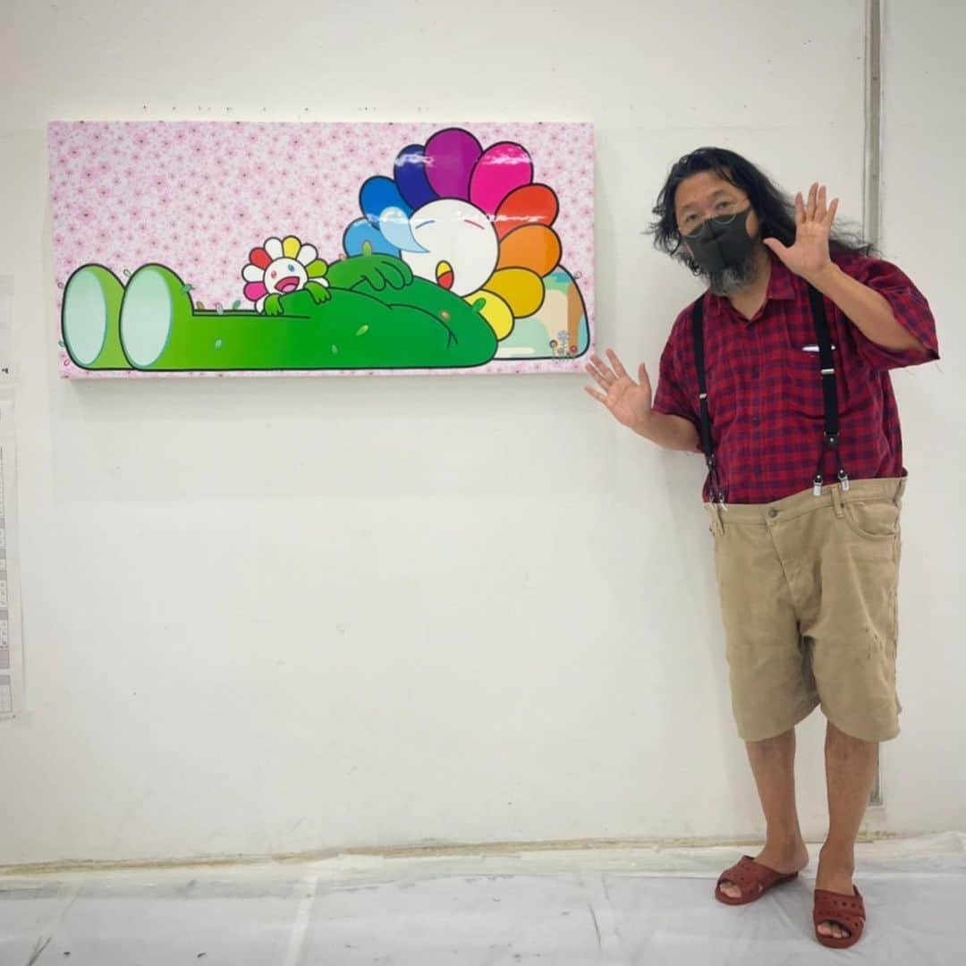 村上隆さんのインスタグラム写真 - (村上隆Instagram)「New painting.」6月13日 16時46分 - takashipom