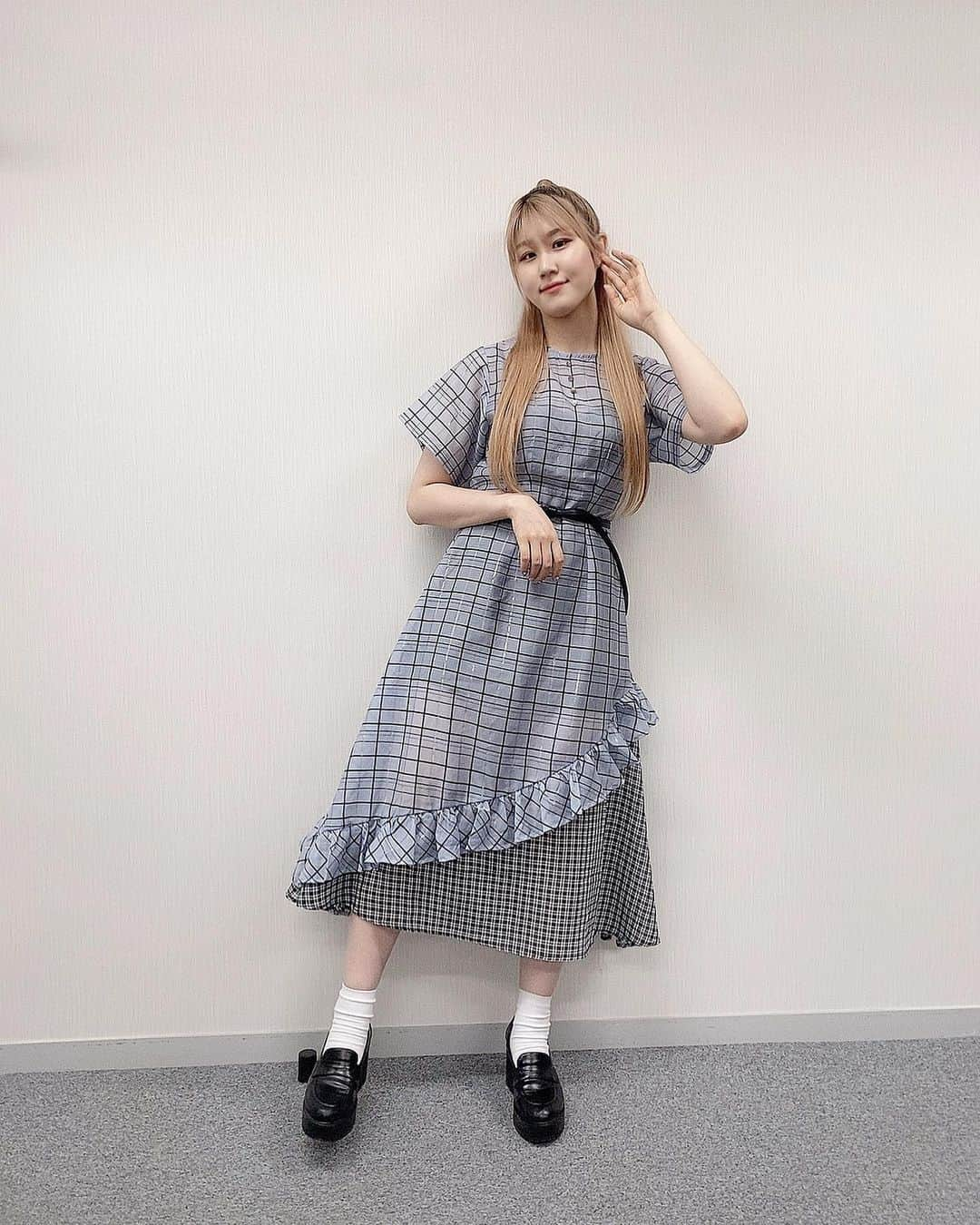 かれん（古賀かれん）さんのインスタグラム写真 - (かれん（古賀かれん）Instagram)「新しいお洋服〜程よい透け感が可愛い〜👗お気に入り🤍🤍🤍#かれんのしふく」6月13日 18時57分 - lgm_karen_official