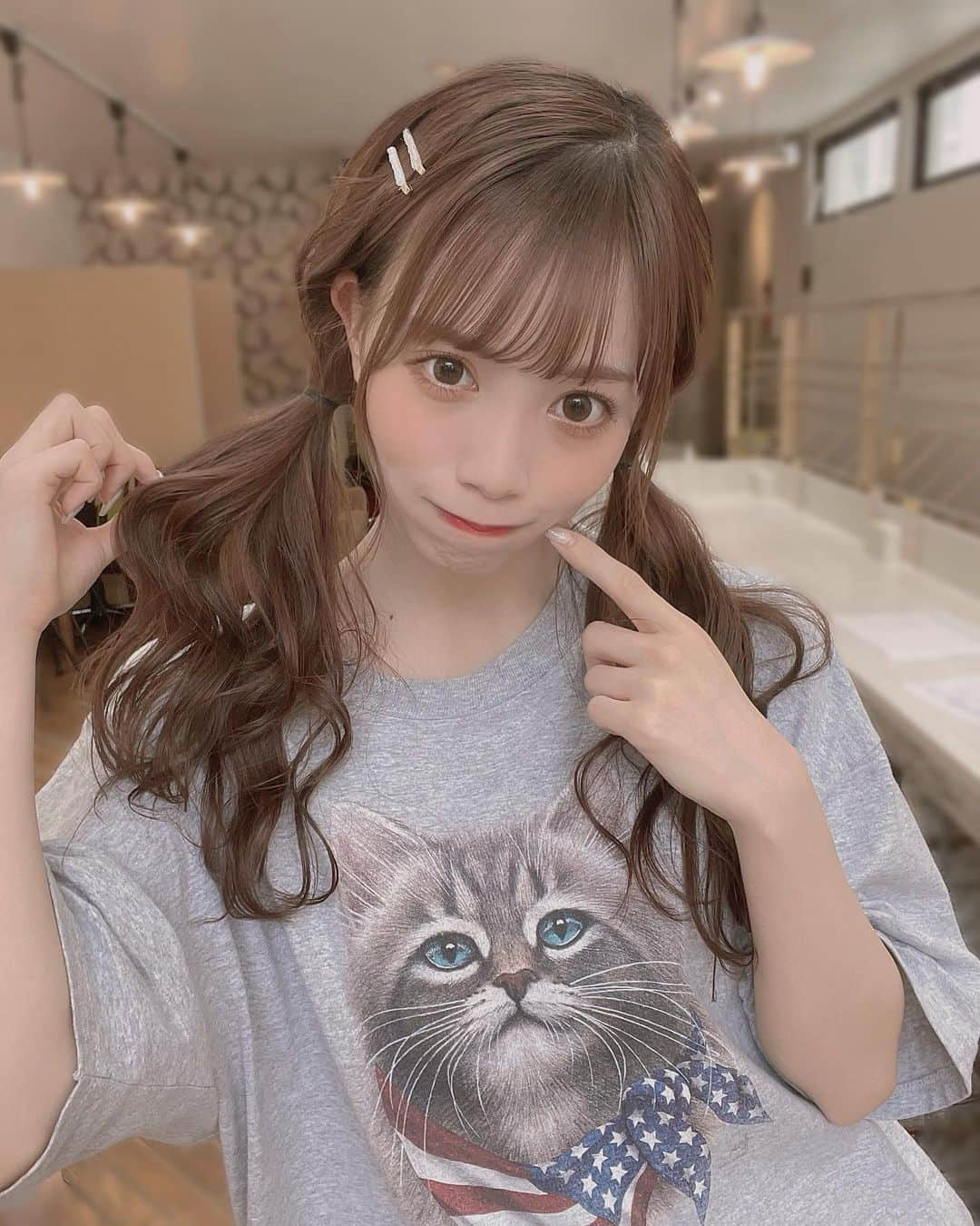 宇佐美幸乃さんのインスタグラム写真 - (宇佐美幸乃Instagram)「アメリカンねこ🐈‍⬛  #tshirts #tshirtstyle #code #codenate #selfie #fashion #fashionstyle #japan #japanesegirl #japanese #jpn_photo #photooftheday #ねこ　#猫 #tシャツ #tシャツコーデ #古着　#idol #アイドル #ツインテール　#fff #followｍe」6月13日 20時26分 - usami_yukino