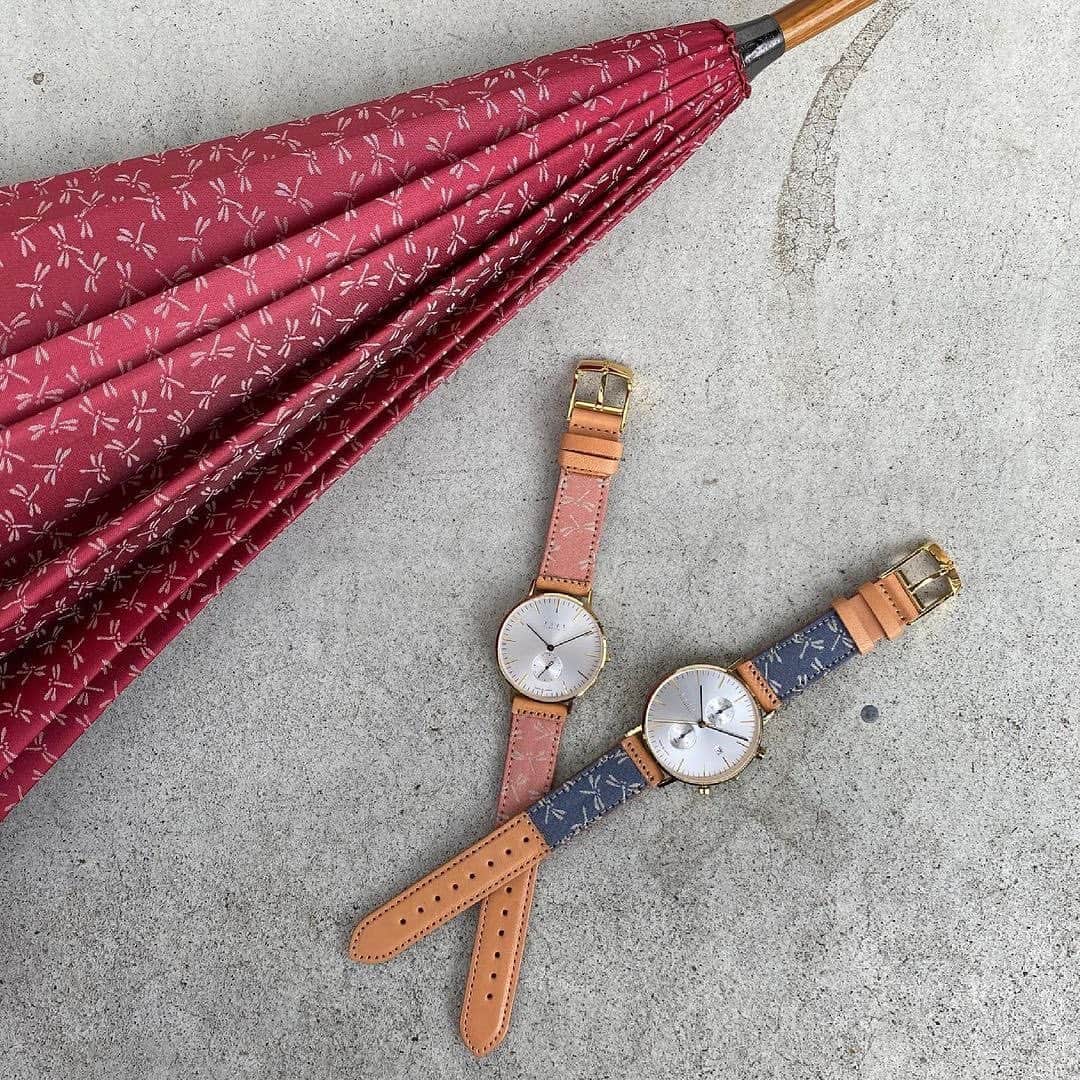Maker's Watch Knot SGのインスタグラム：「Our popular strap using Makita Shouten “umbrella materials”  Definitely unique and original🌂  #knotsg #makerswatchknot #japanesewatch #madeinjapan #watchrobe」