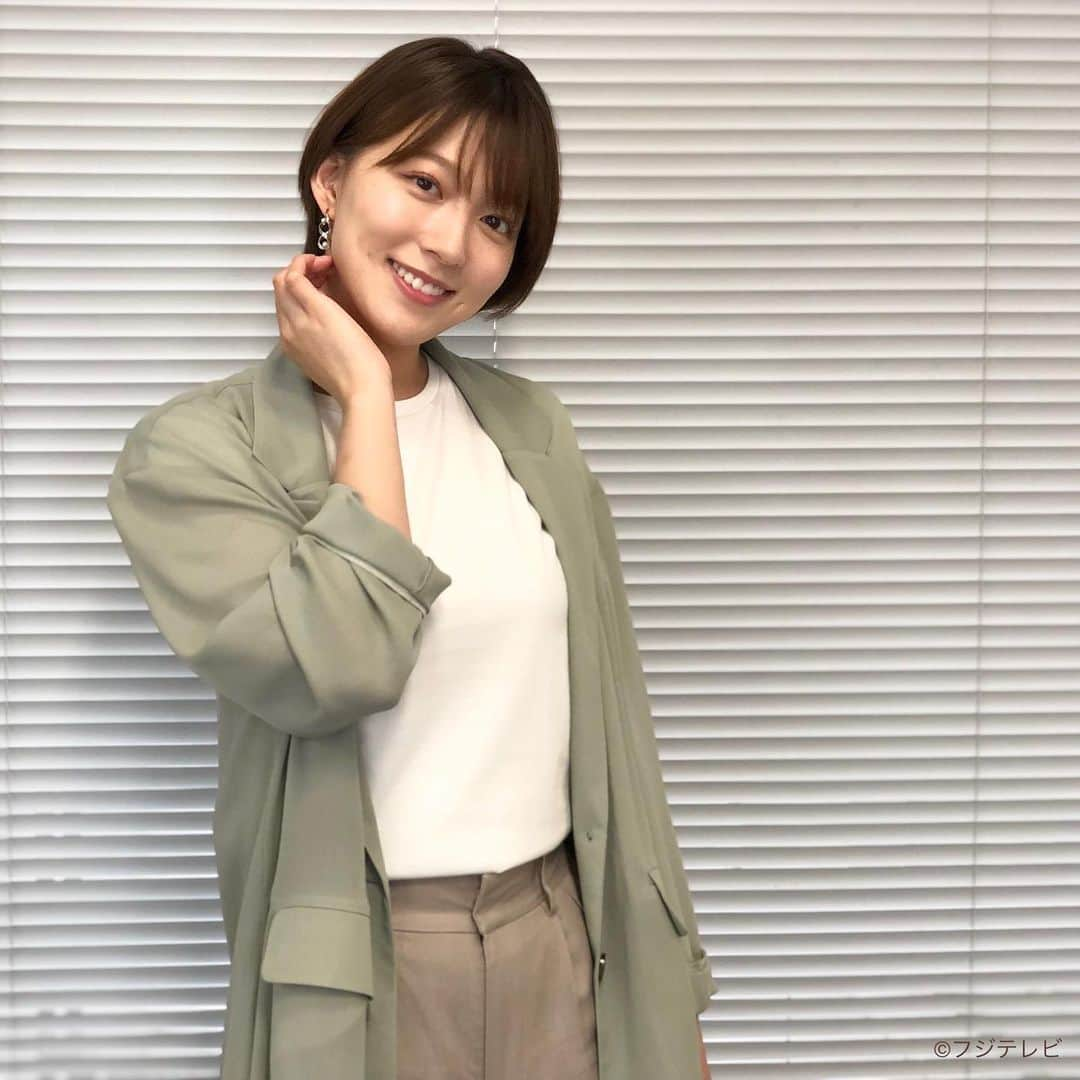 フジテレビ「めざましテレビ」さんのインスタグラム写真 - (フジテレビ「めざましテレビ」Instagram)「6月14日(月)  ファッション雑誌CanCamとコラボした お天気コーナー「きょう何着て行く？」 阿部華也子の毎日のコーデを紹介♪  【きょうのコーデ】 ジャケット→#INGNI ４２９０円 カットソー→#mite ４９００円 パンツ→#神戸レタス ２７５０円 靴→#ダイアナ １万５４００円 ピアス→#Phoebe ２９７０円  【コーデのポイント】 膝丈前後のバミューダパンツが今季大ブーム🙌✨  タック入りのものやシンプルなデザインを選ぶと 大人っぽく着こなせます🙆🏻‍♀️ ジャケットやヒールなどあえてきちんとしたアイテムを合わせて きれいめに振るのがおすすめです👠  #めざましテレビ #きょう何着て行く？ #阿部華也子 #今日のコーデ#コーデ#CanCam #今日のファッション#ootd #きょう何着て行く？は月〜金朝6時22分ごろ放送📺 #スタイリストたなべさおり」6月15日 11時56分 - mezamashi.tv