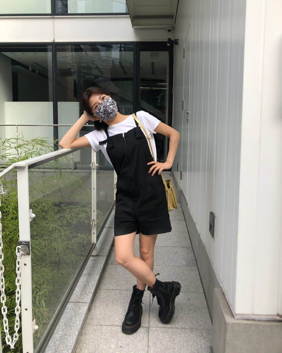 後藤楽々さんのインスタグラム写真 - (後藤楽々Instagram)「私服です。　  最近はアドバイスをいただいてですね 私服を載せていこう！と思いましたっ  でも参考になるかは自信ありません。笑  ハッシュタグはなにがいいんでしょう。 ファッション系って🤔  #agnesb  #doctormartens  #夏コーデ #155cm  #155cmコーデ  #ほんとは #154 #てへへ」6月15日 20時04分 - hahahalalala0723