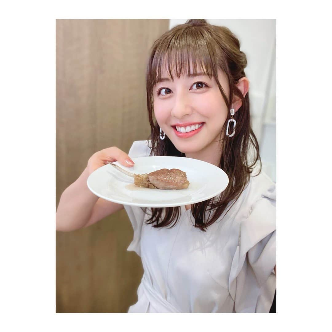 斎藤ちはるさんのインスタグラム写真 - (斎藤ちはるInstagram)「羊肉🐏vs牛肉🐂vs豚肉🐖vs鶏肉🐓 . お医者さんが選ぶ夏の最強肉は！？😳 . . #林修の今でしょ講座 #禁断 の #肉対決 #実は この #収録 のあとから #ラム肉 を #家 で #食べる ことが #増えました #皆さんも是非！！ #このあと よる8時から . . #斎藤ちはる#テレビ朝日アナウンサー#テレビ朝日#テレ朝#アナウンサー#ラム#肉#ラムチョップ#ジンギスカン#おにく#肉好き#にく#にくすたぐらむ#羊#羊肉#牛肉#豚肉#鶏肉#🐏」6月15日 18時42分 - chiharu_saito_ex