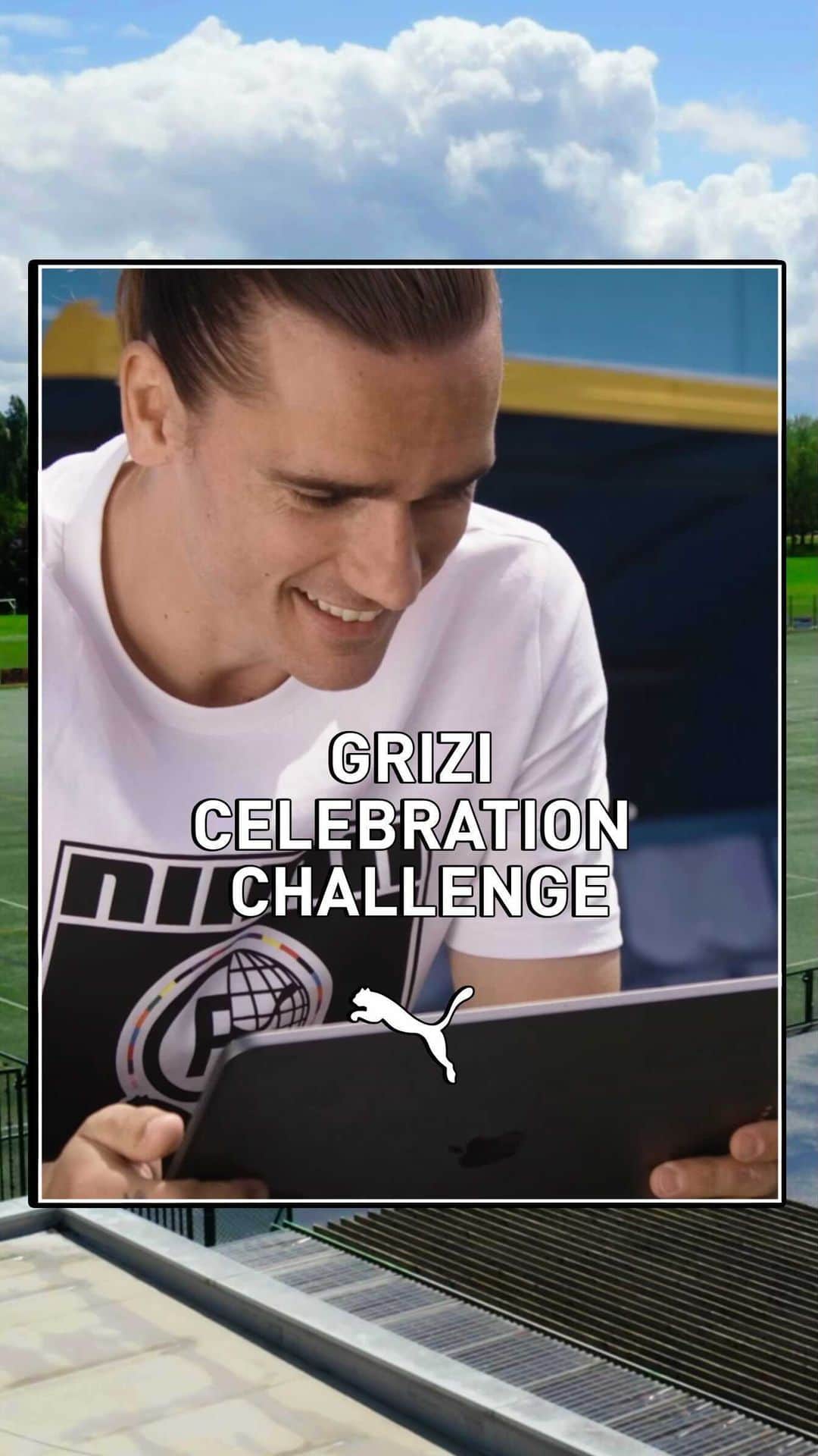 PUMA Footballのインスタグラム：「Without Mâcon, there is no greatness. Without giving it back, there is no success. Kids from @antogriezmann hometown club send all their support and celebrations to their favorite player, before this summer’s tournament.」
