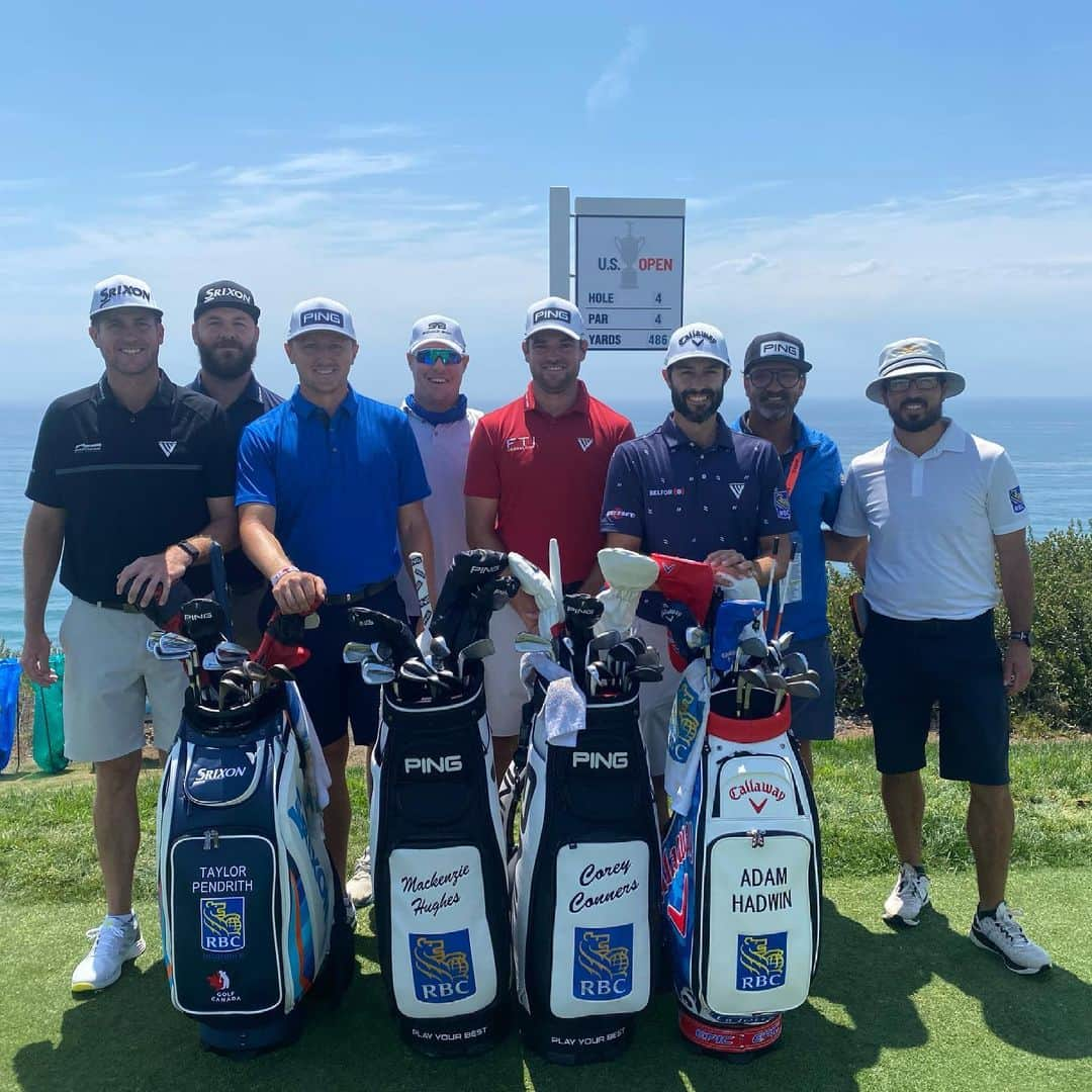 コリー・コナーズさんのインスタグラム写真 - (コリー・コナーズInstagram)「Enjoying the views and the Canadian company at the @usopengolf 🇨🇦 Looking forward to the challenge this week!」6月16日 10時23分 - coreyconners