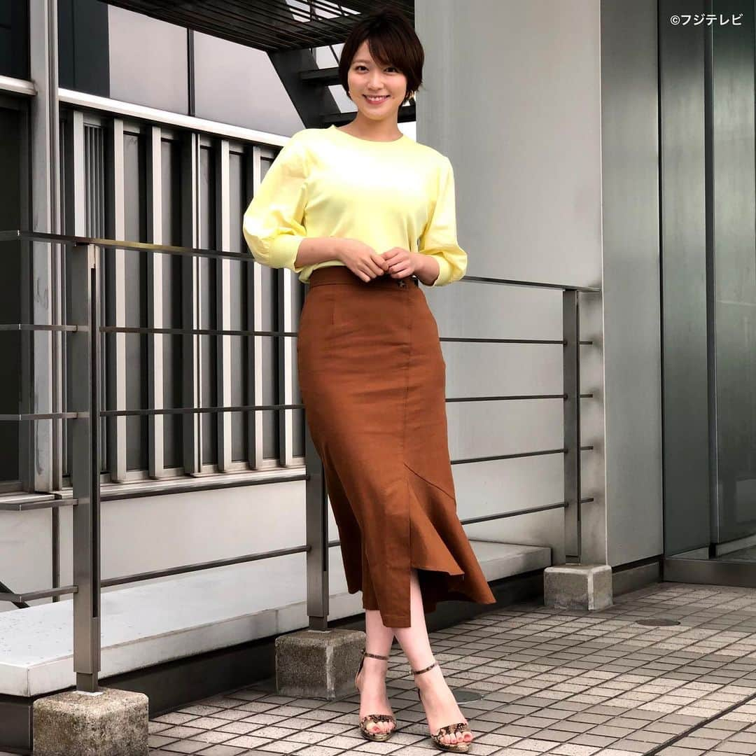 フジテレビ「めざましテレビ」さんのインスタグラム写真 - (フジテレビ「めざましテレビ」Instagram)「6月16日(水)  ファッション雑誌CanCamとコラボした お天気コーナー「きょう何着て行く？」 阿部華也子の毎日のコーデを紹介♪  【きょうのコーデ】 プルオーバー→#pool studio alivier ７５９０円 スカート→#MURUA ８６９０円 靴→#ダイアナ １万６５００円 ピアス→#Phoebe ３３００円  【コーデのポイント】 引き続き人気の袖にボリューム感があるトップス❣️ 今日は、ハリのある生地とニットを組み合わせた異素材MIXデザインで感度高めに仕上げました☺️✨ アシンメトリーな裾が目を引くスカートを合わせて👏ワン・ツーコーデでも小技が効いたスタイリングを目指しましょう😍  #めざましテレビ #きょう何着て行く？ #阿部華也子 #今日のコーデ#コーデ#CanCam #今日のファッション#ootd #きょう何着て行く？は月〜金朝6時22分ごろ放送📺 #スタイリストたなべさおり」6月16日 16時11分 - mezamashi.tv