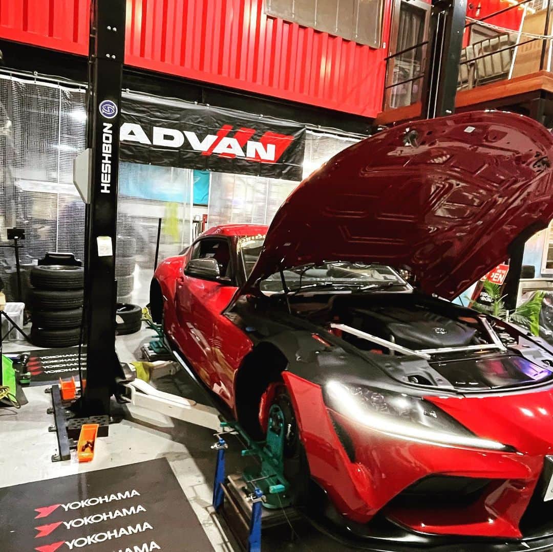 織戸学のインスタグラム：「GR Supra  #maxorido  #hks #kw」