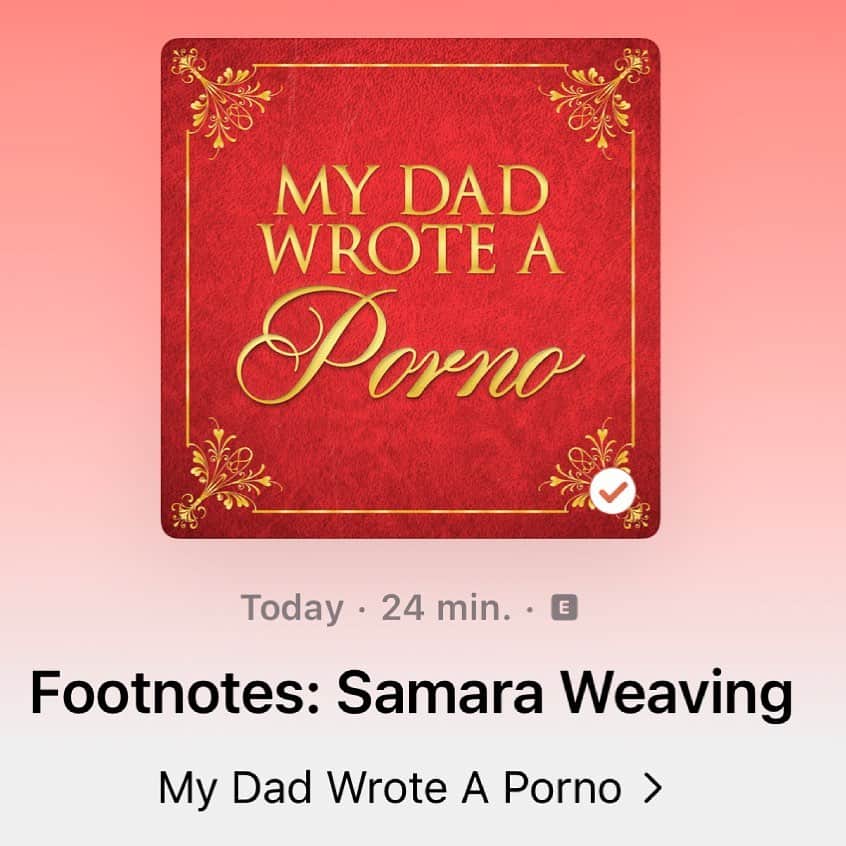 サマーラ・ウェイビングのインスタグラム：「'What was this even about?' wondered Bella. 'God, this is about so much,' thought Belinda." - Rocky Flinstone. This was the highlight of my entire life. Thanks for having me @mydadwrotea 🍆🍑」