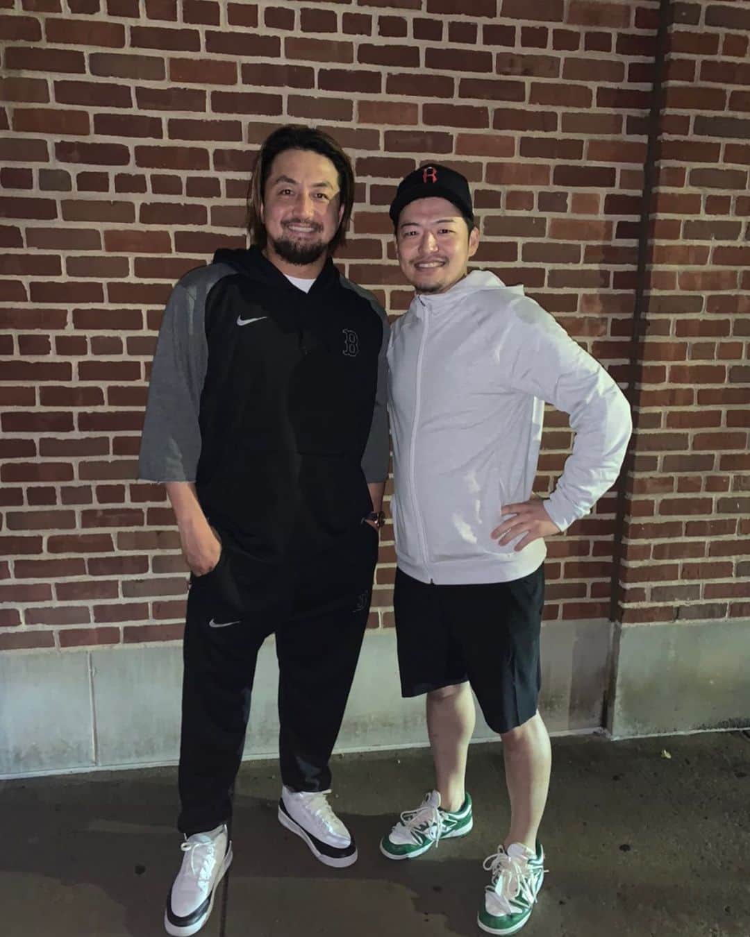 澤村拓一のインスタグラム：「トモダチ🇯🇵✈︎🇺🇸🙏 日本から来てくれた彼の前で投げられて良かった🍀」
