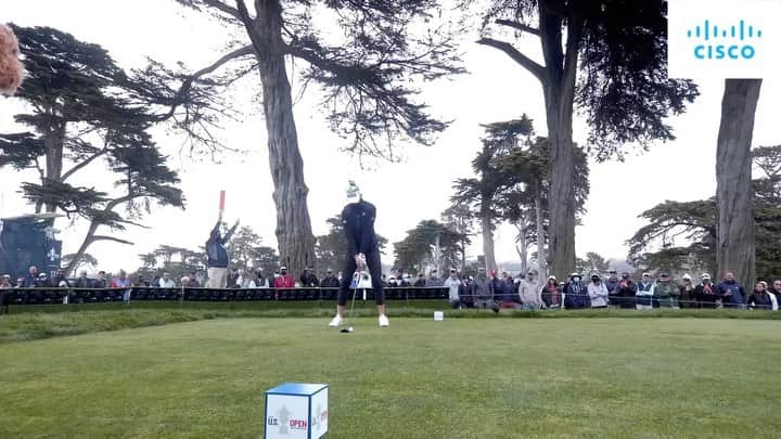 ジェシカ・コルダのインスタグラム：「Me, in 4D! 📸 🏌️‍♀️ 📸 @cisco powered these 4D swings for the @uswomensopen and you’ll see them again throughout @usopengolf」