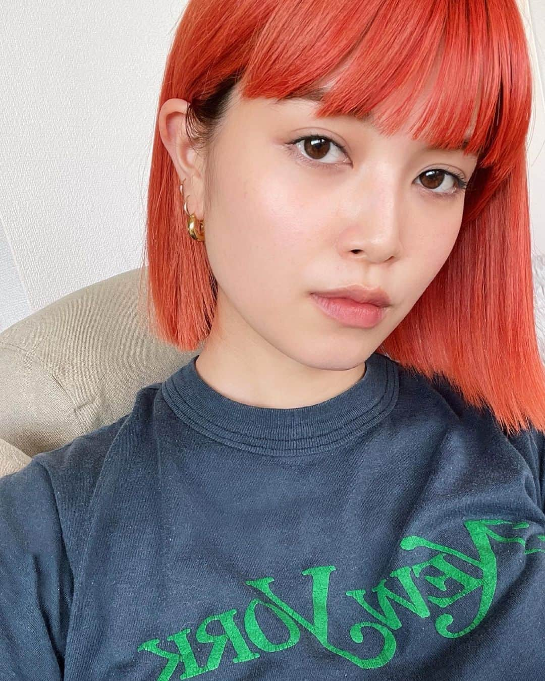 垣内彩未さんのインスタグラム写真 - (垣内彩未Instagram)「フィフスエレメント的な オレンジ注入🍊💉  そして髪を切りました💇‍♀️ 夏に向けて スッキリさっぱり @takashionozaka」6月17日 19時43分 - kakiuchiayami