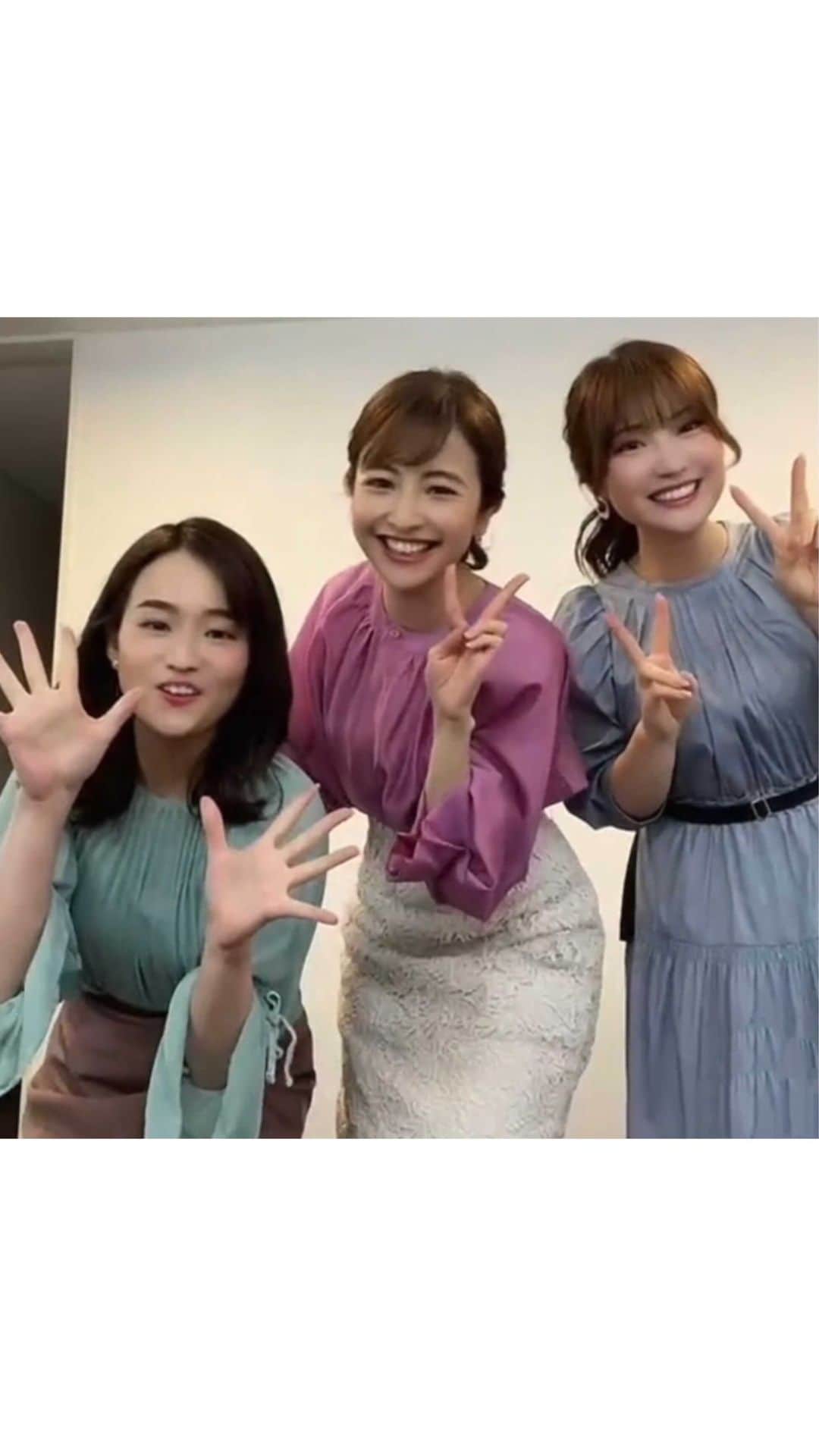 TBS「あさチャン！」のインスタグラム：「♡ . 15秒動画やってみた！ . #tbs #あさチャン #日比麻音子 #篠原梨菜 #野村彩也子 #アナウンサー #tiktok」