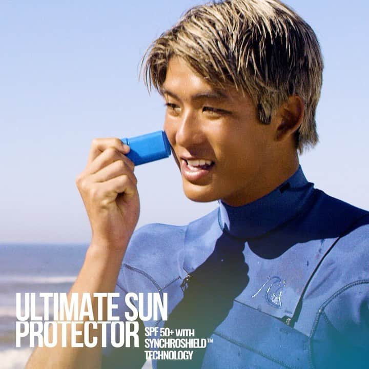 五十嵐カノアのインスタグラム：「Now @shiseido suncare is also the  official sunscreen for the @wsl . It makes sense, we spend a lot of time in the sun. I’m doing what I love, protecting my skin and most importantly, it’s ocean friendly. #Shiseidosuncare #ShiseidoBlue  @wslpure @shiseido」