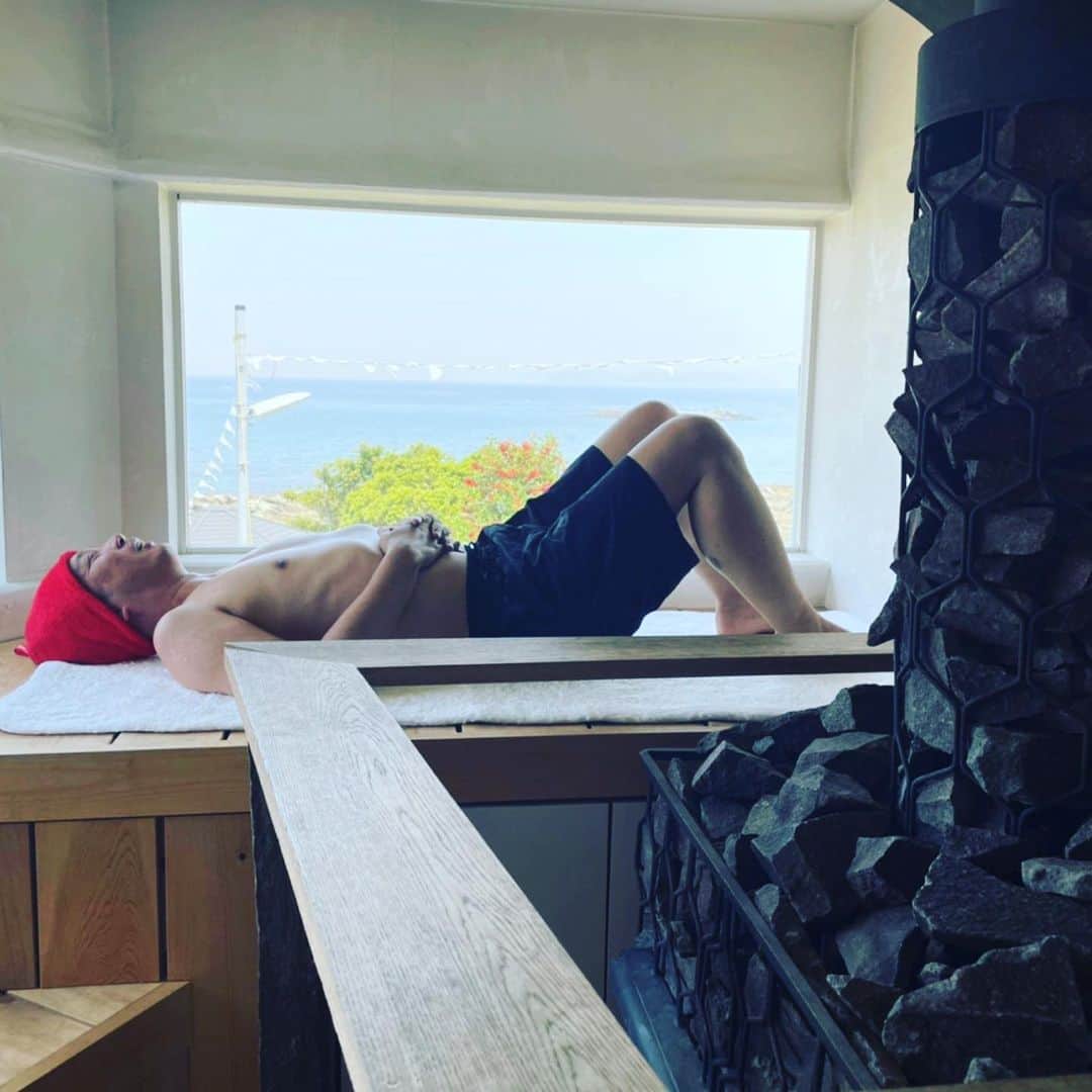木本武宏のインスタグラム：「#シーサウナシャック  更にサウナのことが好きになるサウナ」