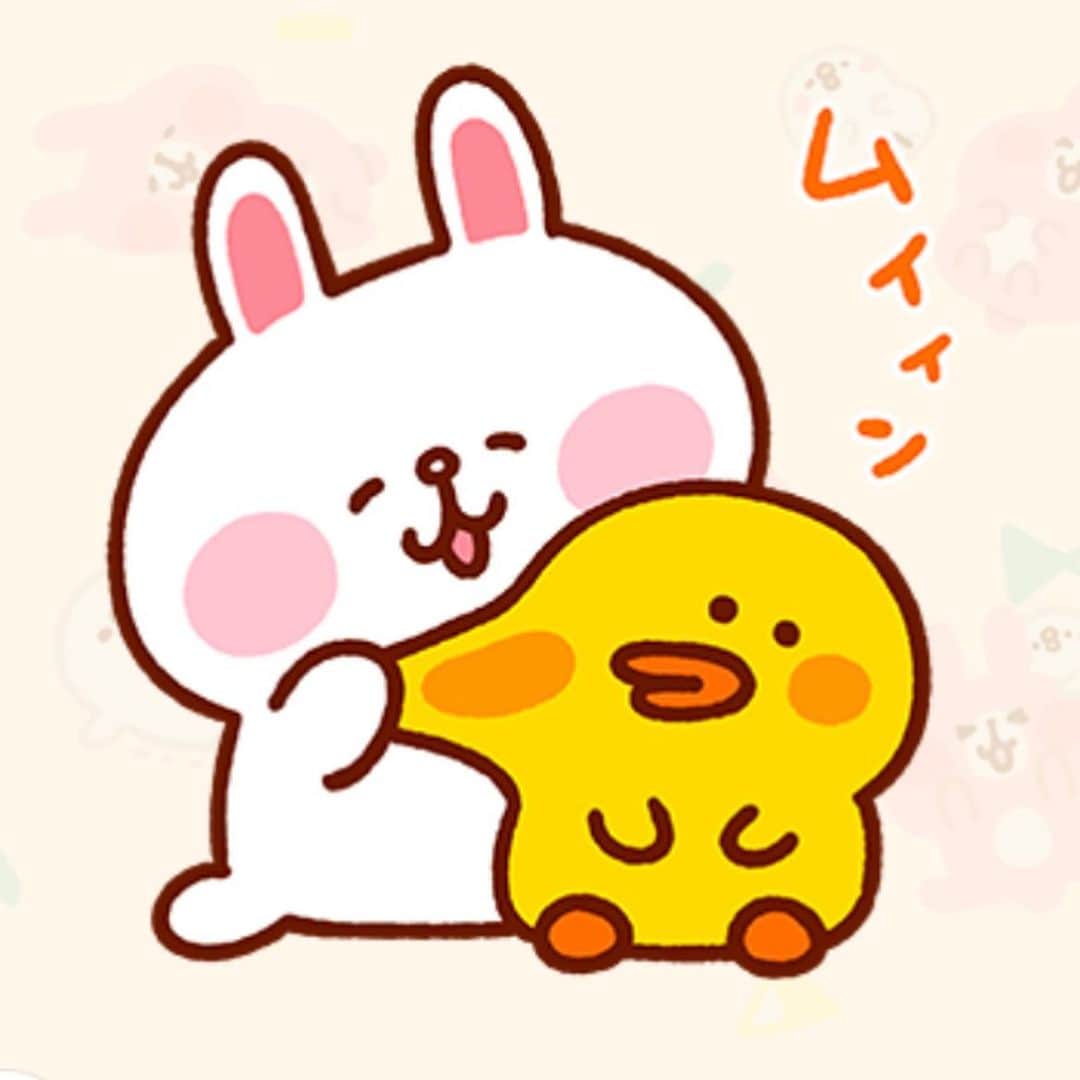 カナヘイのインスタグラム：「LINE10周年記念でBROWN & FRIENDSとコラボしたスタンプ描かせていただきました☺️ 初期リスペストのスタンプも入れてみました…😎ぜひ見てみてください〜🌙  [カナヘイ×BROWN & FRIENDS]  #brown #kanahei #卡娜赫拉 #卡娜赫拉的小動物 #カナヘイ #ピスケとうさぎ #linefriends」