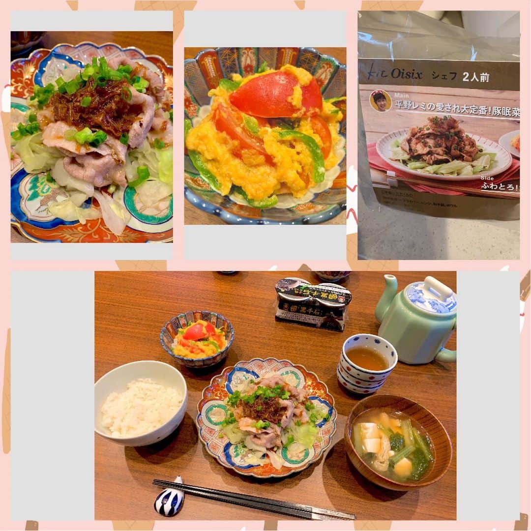 小倉優子さんのインスタグラム写真 - (小倉優子Instagram)「今日は、#oisix のｋｉｔでお夕飯を作りました😃✨  今回は、平野レミさんのｋｉｔです❣️❣️  簡単で早くて美味しくて⭐︎ 有難いです❗️❗️  卵とトマトとたらこ☺️ 今度真似して作ってみよう💕」6月17日 20時25分 - ogura_yuko_0826