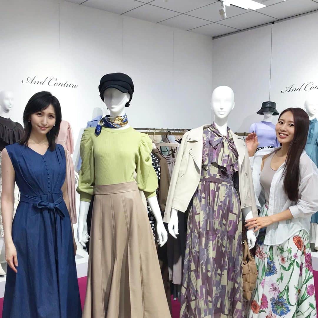 守永真彩さんのインスタグラム写真 - (守永真彩Instagram)「. . 先日、横山ルリカちゃんと andcoutureの展示会に行ってきました👗🌸 もう秋&冬服🍂 コートも注文しました。着られる日はまだ先だけど、とても可愛かったので楽しみ💓 . . ルリカちゃんいつもありがとう〜😚 @rurika_yokoyama_official  . #andcouture  @and.couture  #2021 #秋服　#冬服　#展示会 #撮影の時だけマスクを外しています」6月17日 22時53分 - maayamorinaga