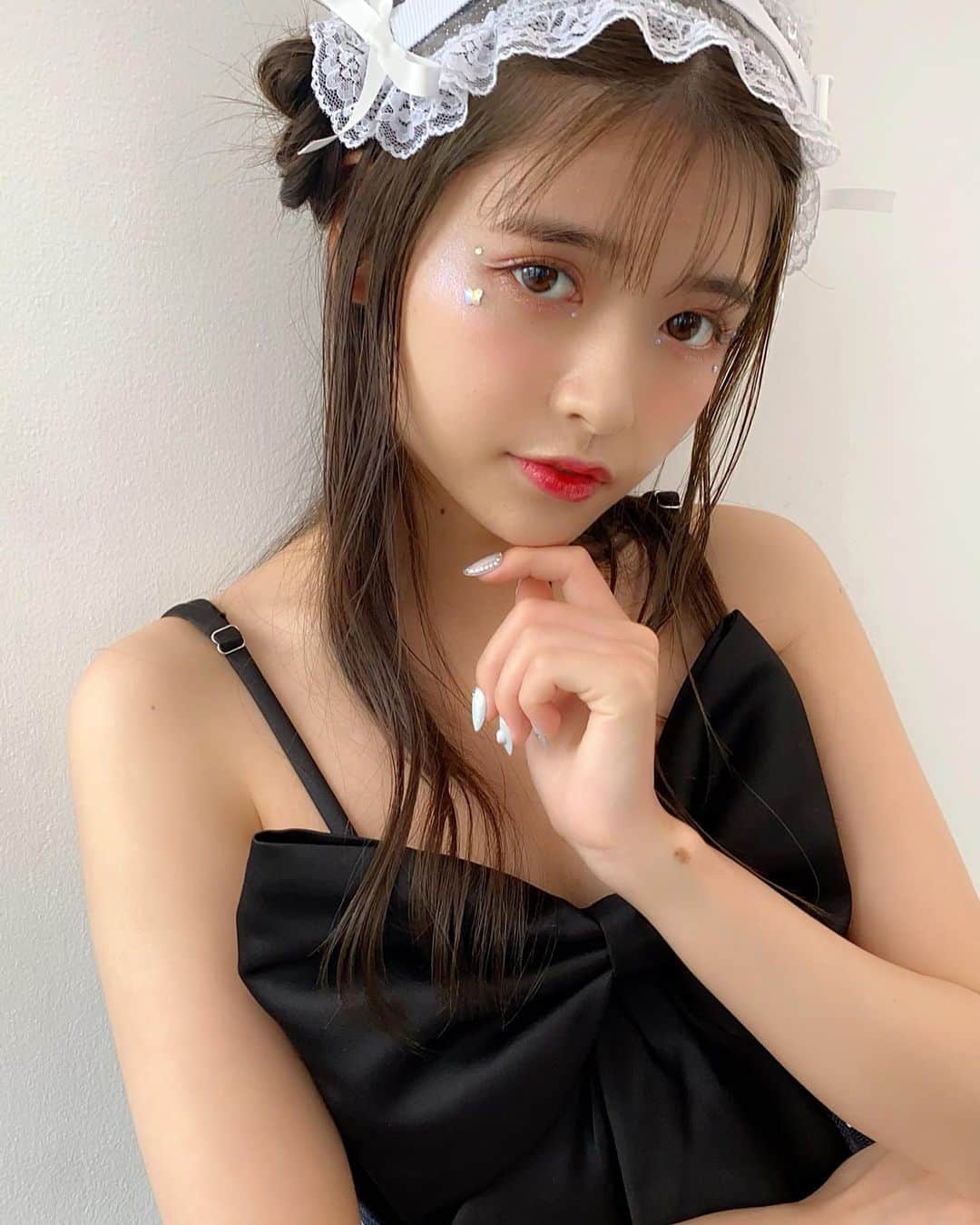高橋有紀のインスタグラム：「LARME049 cover🤍 #hairmake #osakana_yuki #larme」