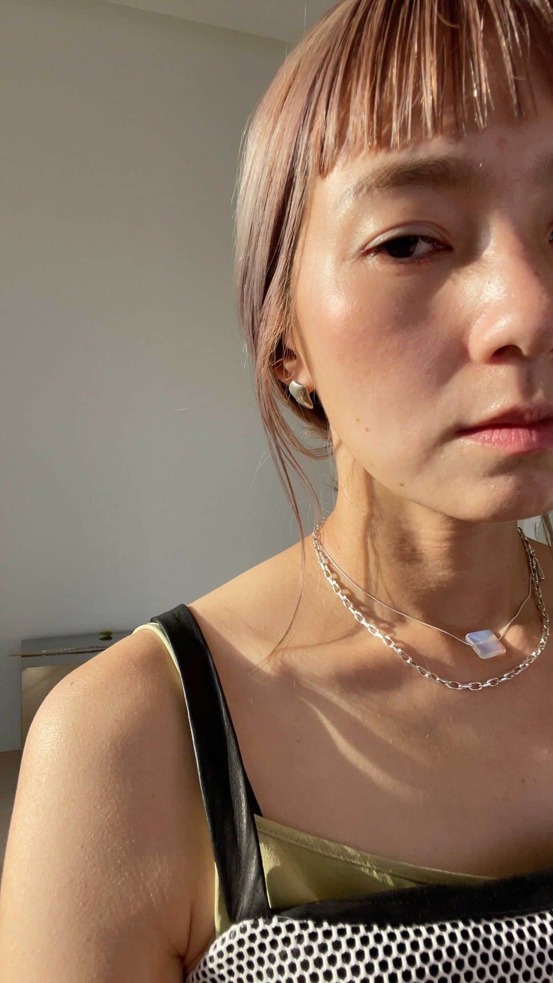 のインスタグラム：「Silver × pink」