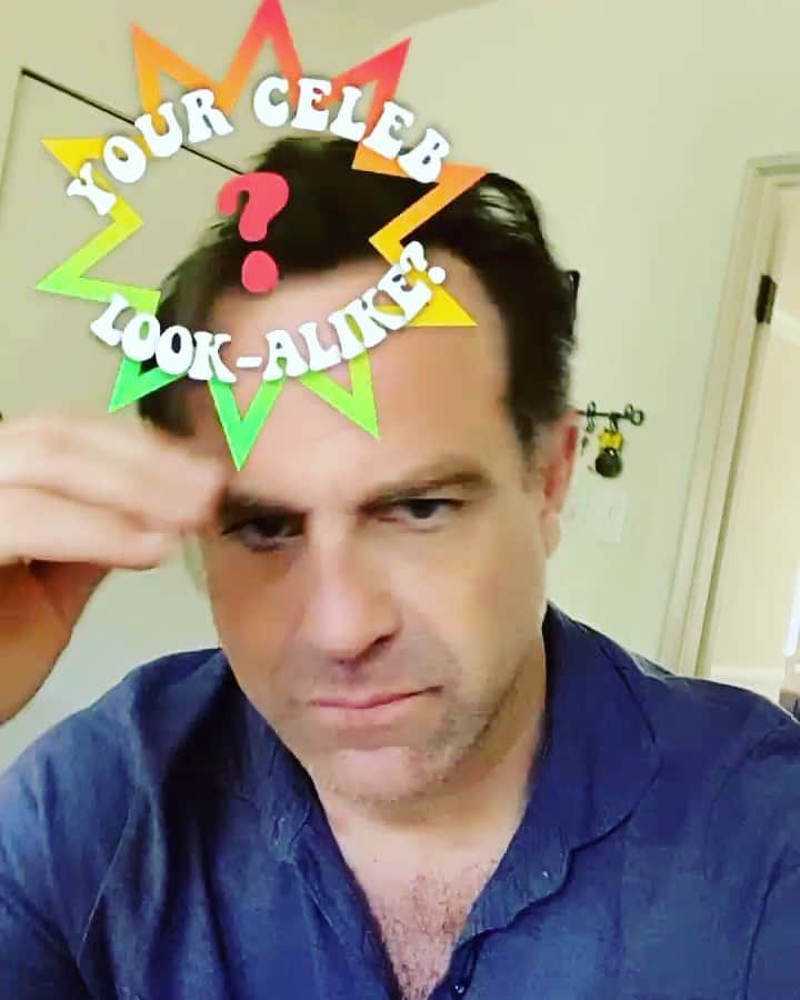ポール・アデルスタインのインスタグラム：「I knew cutting my hair with the kitchen scissors would pay off!!」