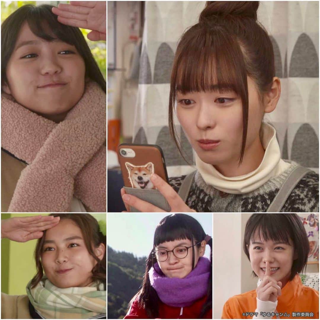 テレビ東京 ドラマ「ゆるキャン△」のインスタグラム：「【最終話】伊豆キャン.｡oO  🌟••┈┈••🌟••┈┈••🌟 ドラマ #ゆるキャン△2 は #Amazonプライムビデオ で 独占配信中📱 🌟••┈┈••🌟••┈┈••🌟  #福原遥 #大原優乃 #田辺桃子 #箭内夢菜 #志田彩良 #柳ゆり菜 #土村芳」